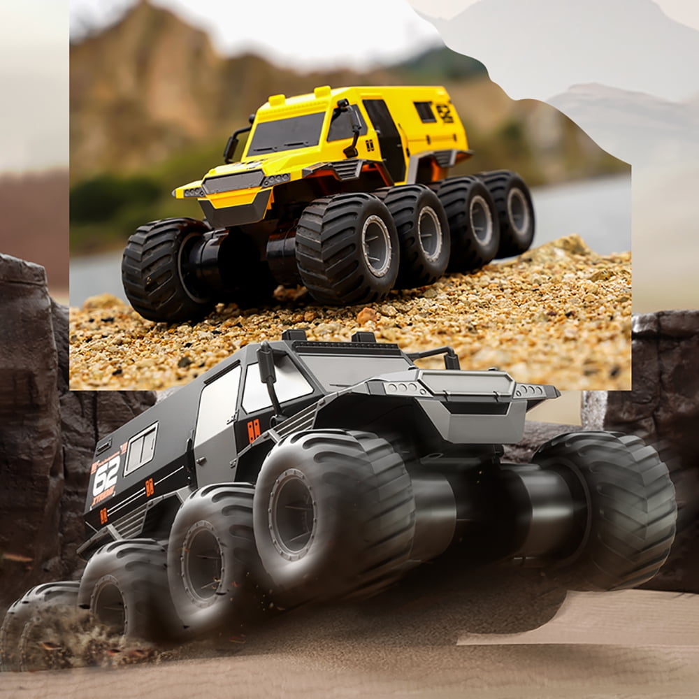 JJRC Q137 4WD Water Land RC Armored Vehicle Car 2.4Ghz Amphibious Remote Control Truck Cars, Black - Image 7