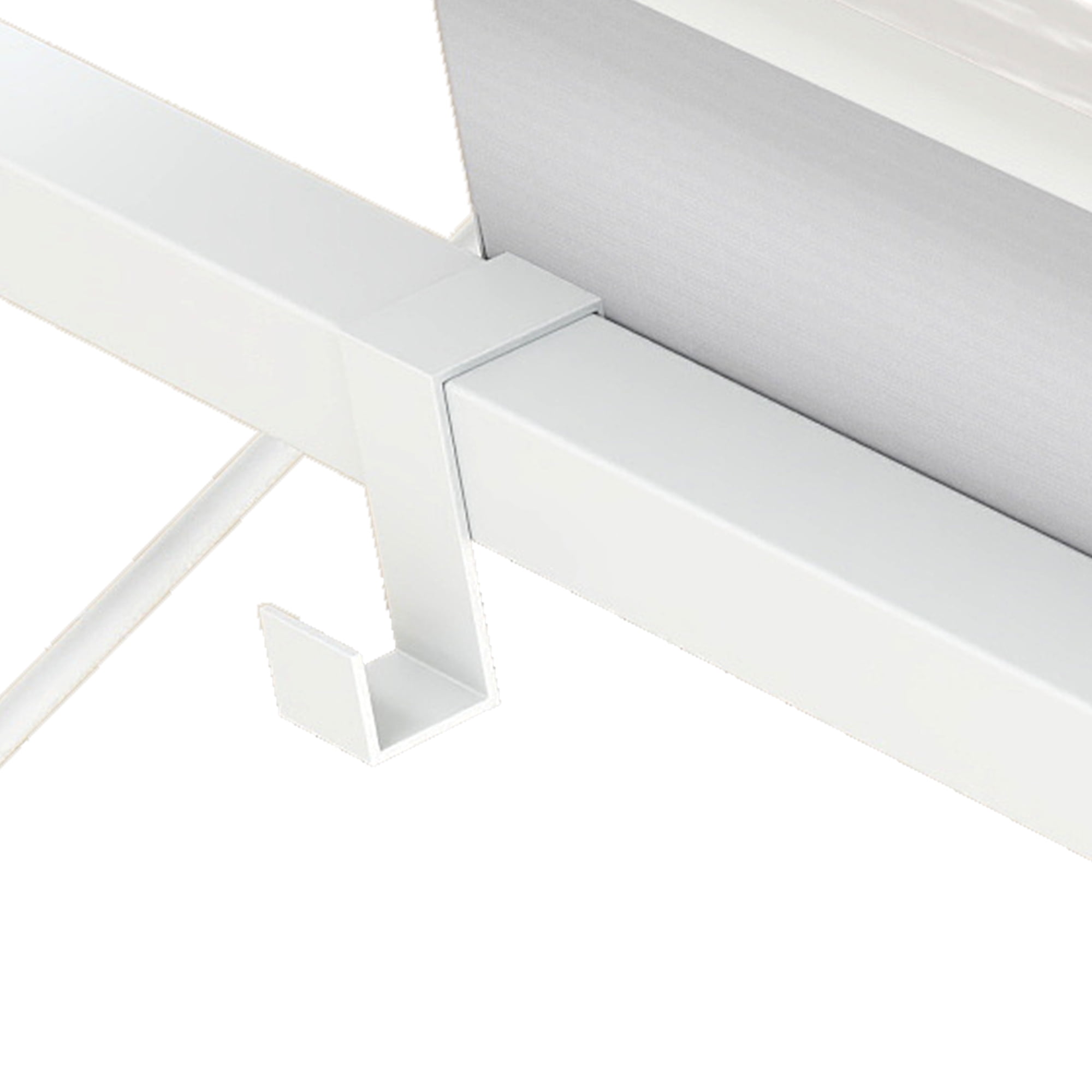 Uforic 40" Computer Desk with Monitor Stand & 3 Drawers, Modern Small Study Desk with Hooks , Home Office Desk Writing Desk for Small Space,Living Bedroom, Gaming, White - Image 7