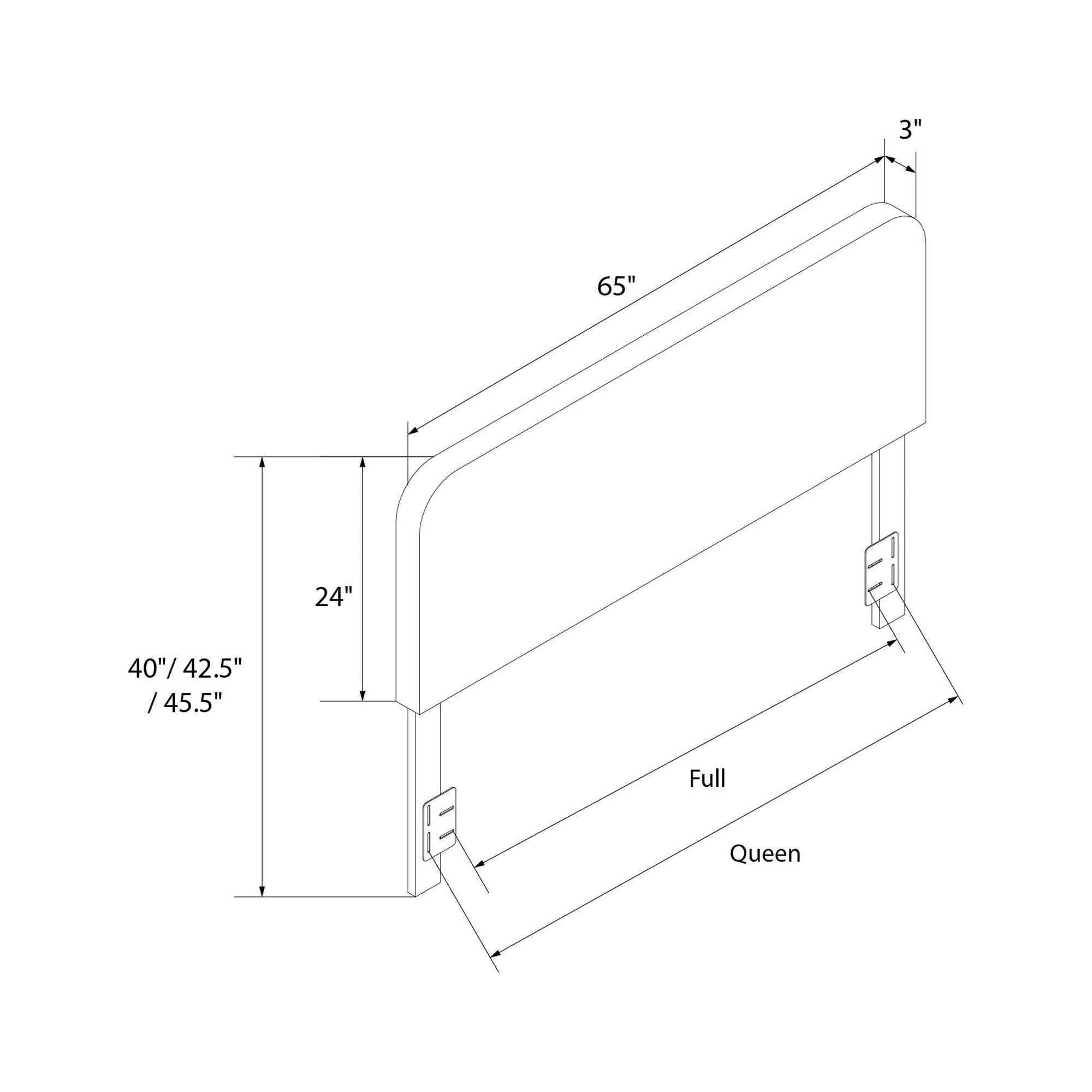 Better Homes & Gardens Juliet Full/Queen Boucle Headboard, Ivory - Image 9