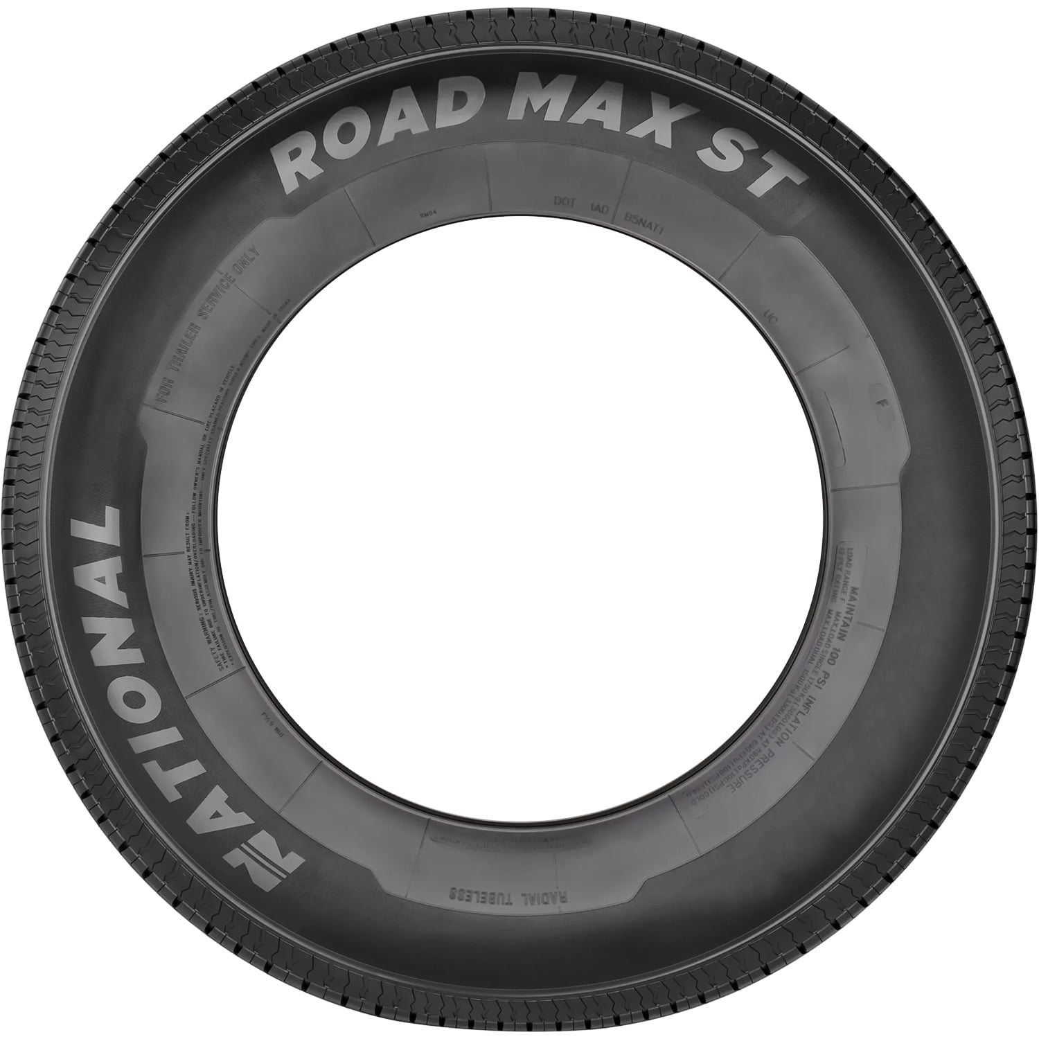 National Road Max ST ST205/75R15 205/75R15 107/102N D 8 Ply Trailer Tire - Image 5