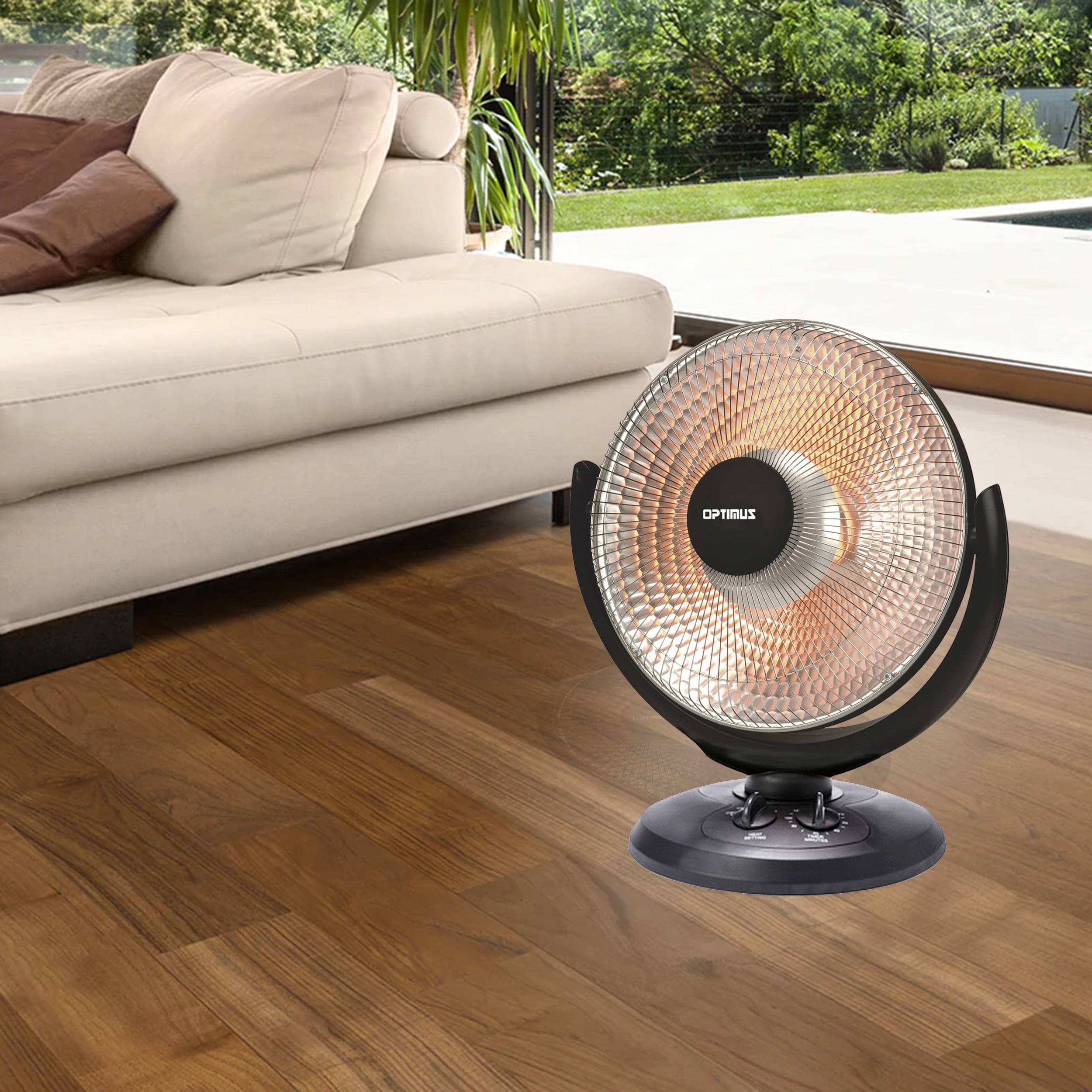 Optimus 14 Inch Oscillating Dish Heater - Image 7