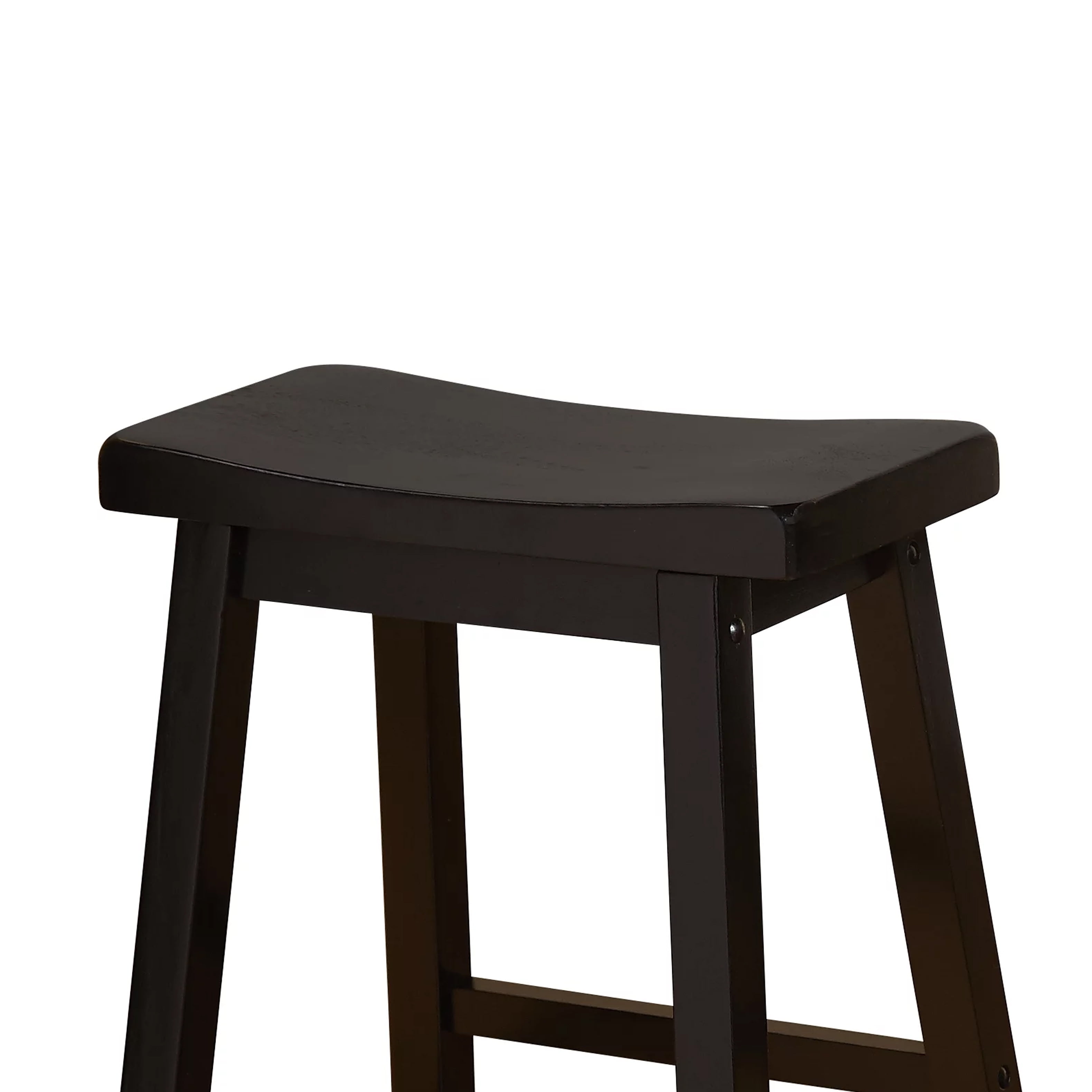 Belfast Saddle 24" Stools, Set of 2, Multiple Colors - Image 4