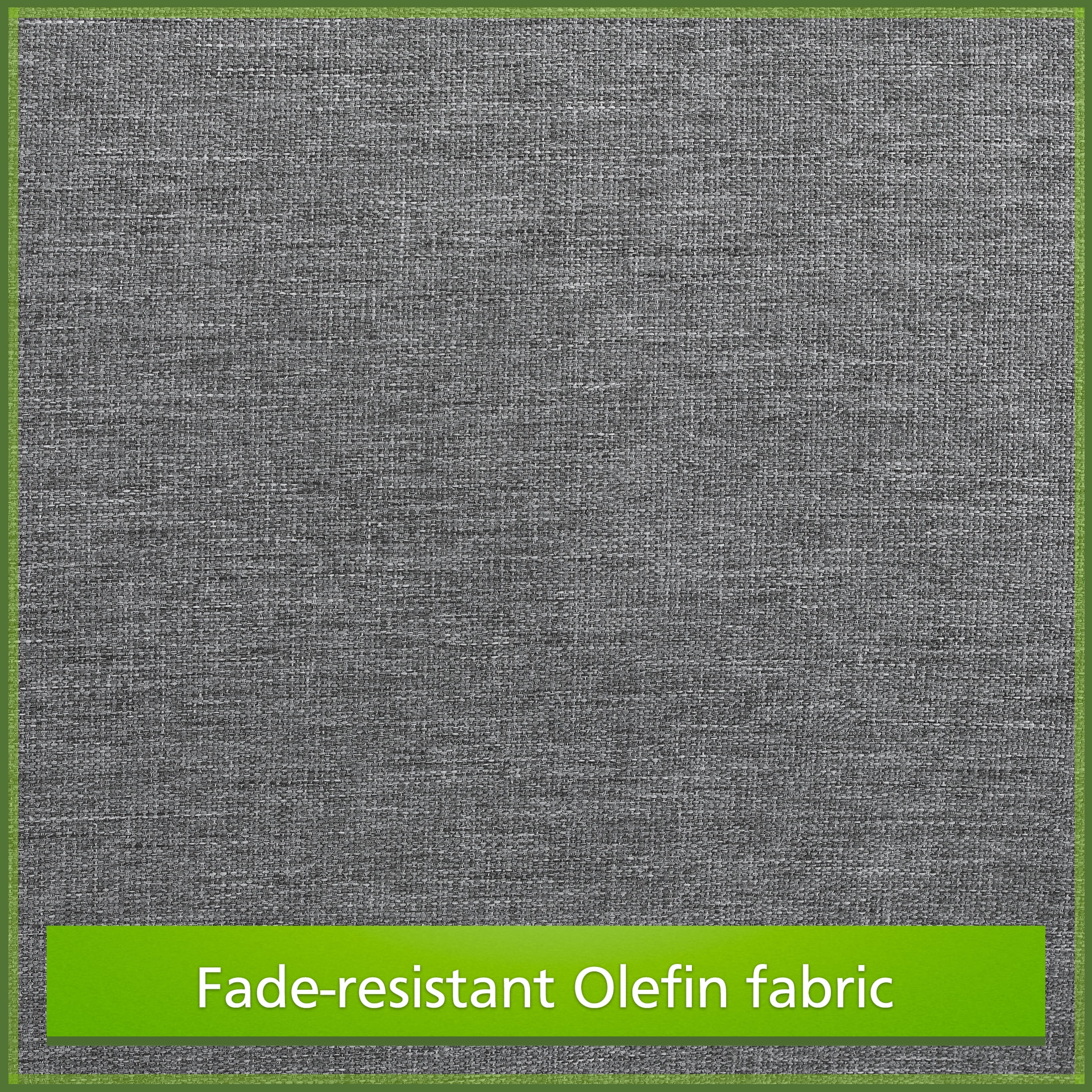 Mainstays Wicker Outdoor Patio Double Hanging Egg Chair with Gray Olefin cushion, and Black Metal Stand - Image 6