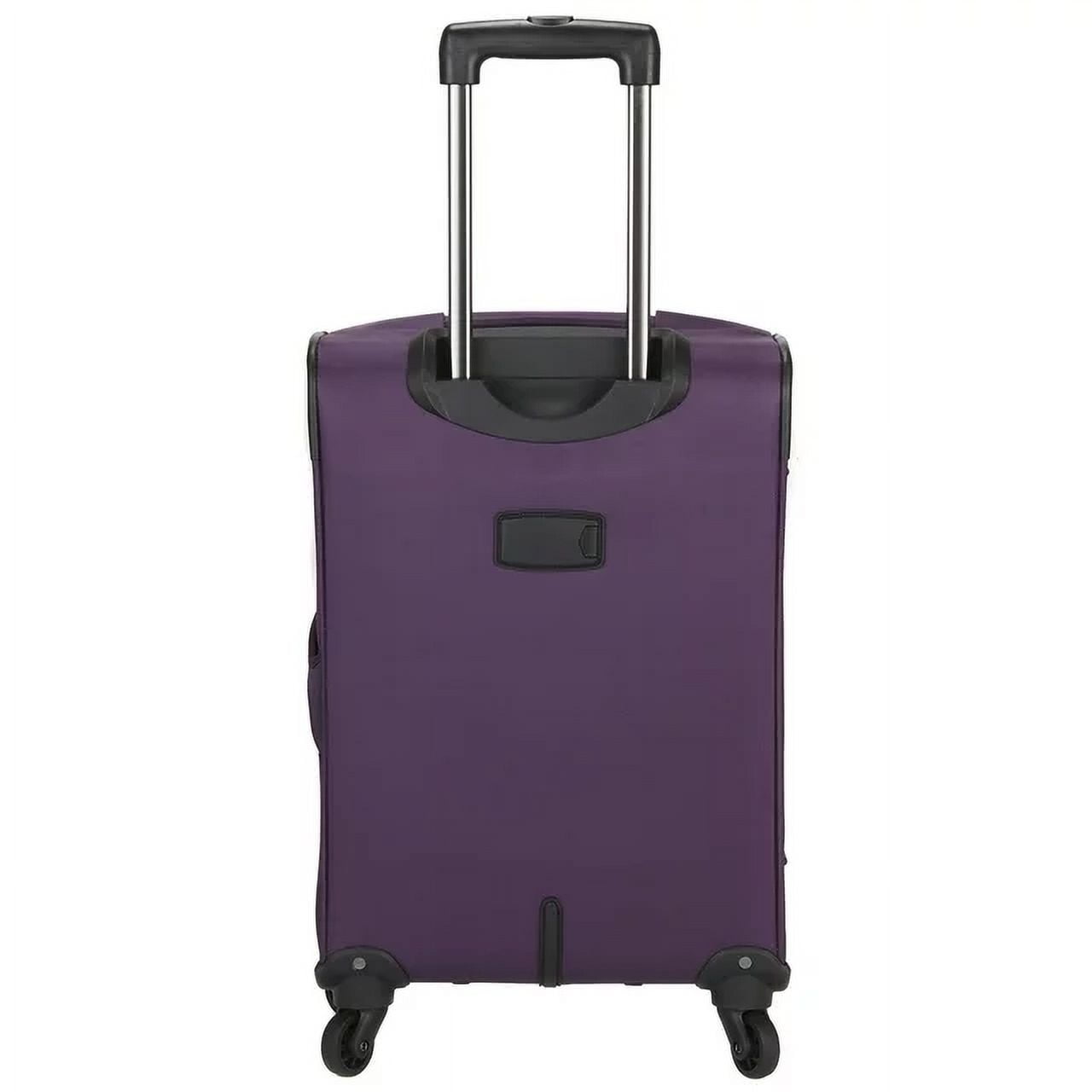 Travelers Club TPRC Lexington 20" Rolling Expandable Carry-on 4-Wheel Spinner Luggage - Purple - Image 4