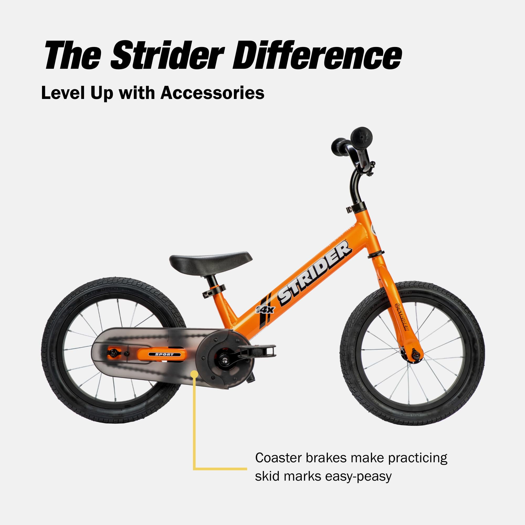 Strider 14x Easy-Ride Pedal Kit - Transform 14x Balance Bike into Pedal Bike - Easy Assembly & Adjustments - Image 5