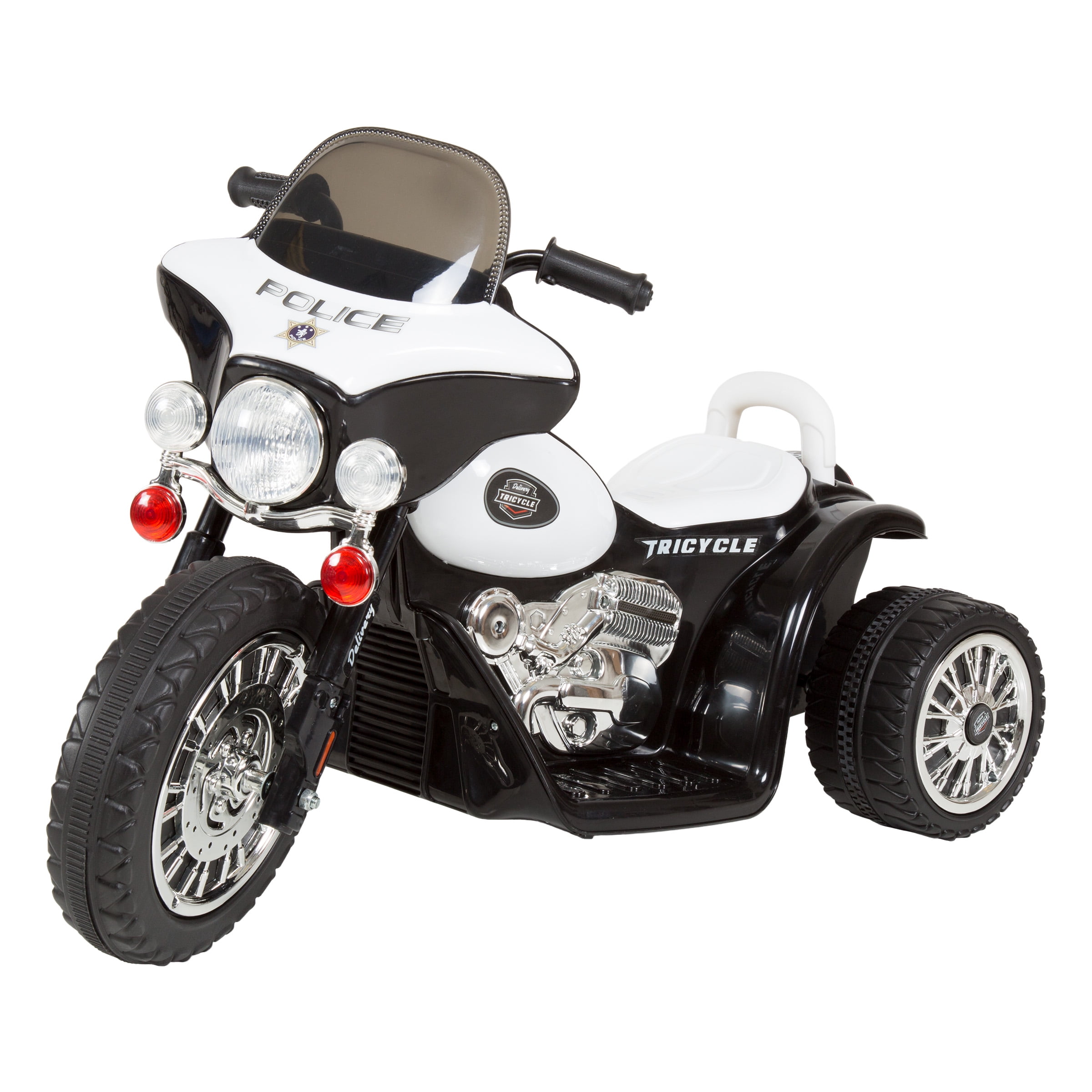 Lil' Rider 3-Wheel Kids Motorcycle with Police Decals - For Ages 3 to 6 - Image 3