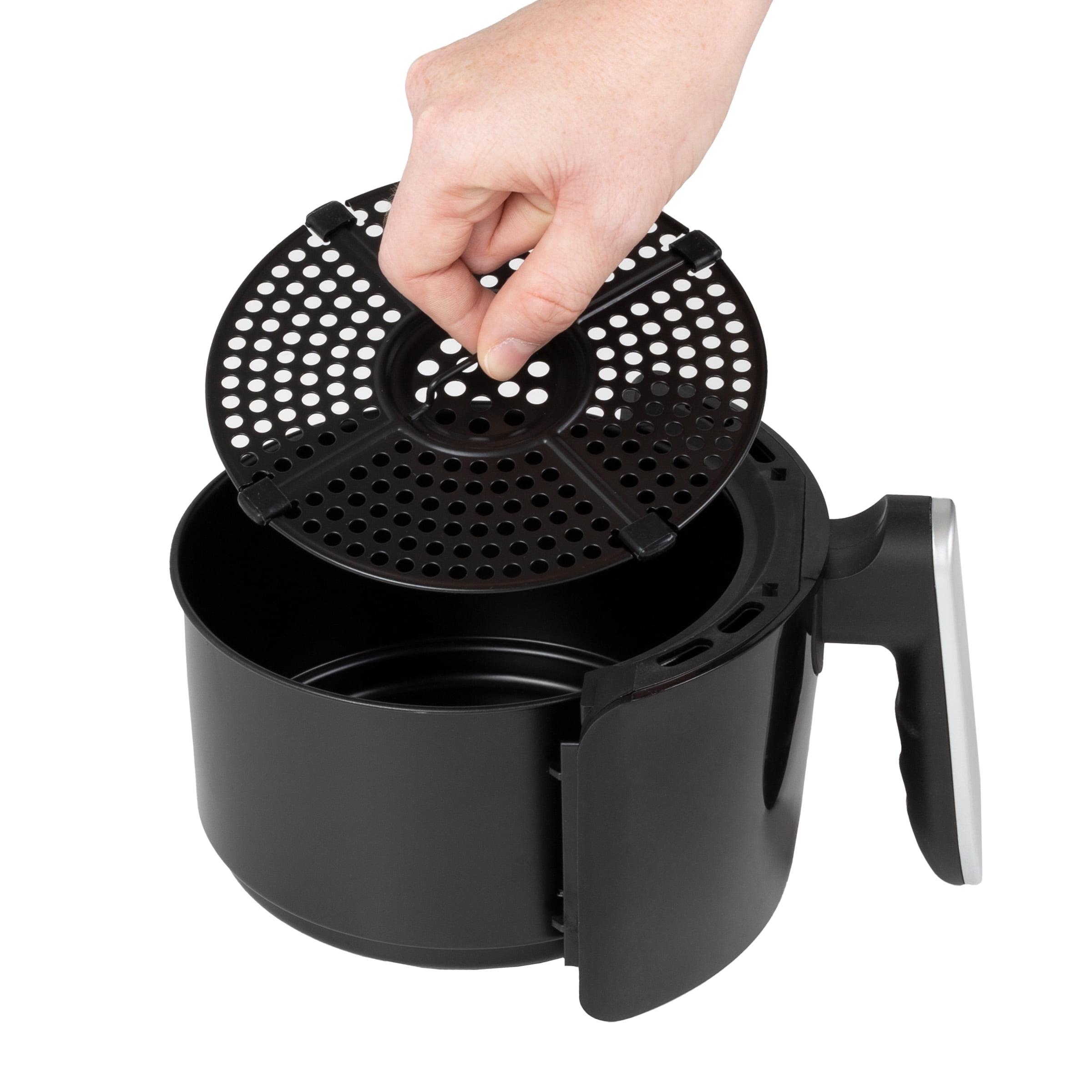 Classic Cuisine 2.3 qt Air Fryer, Black - Nonstick - Image 7