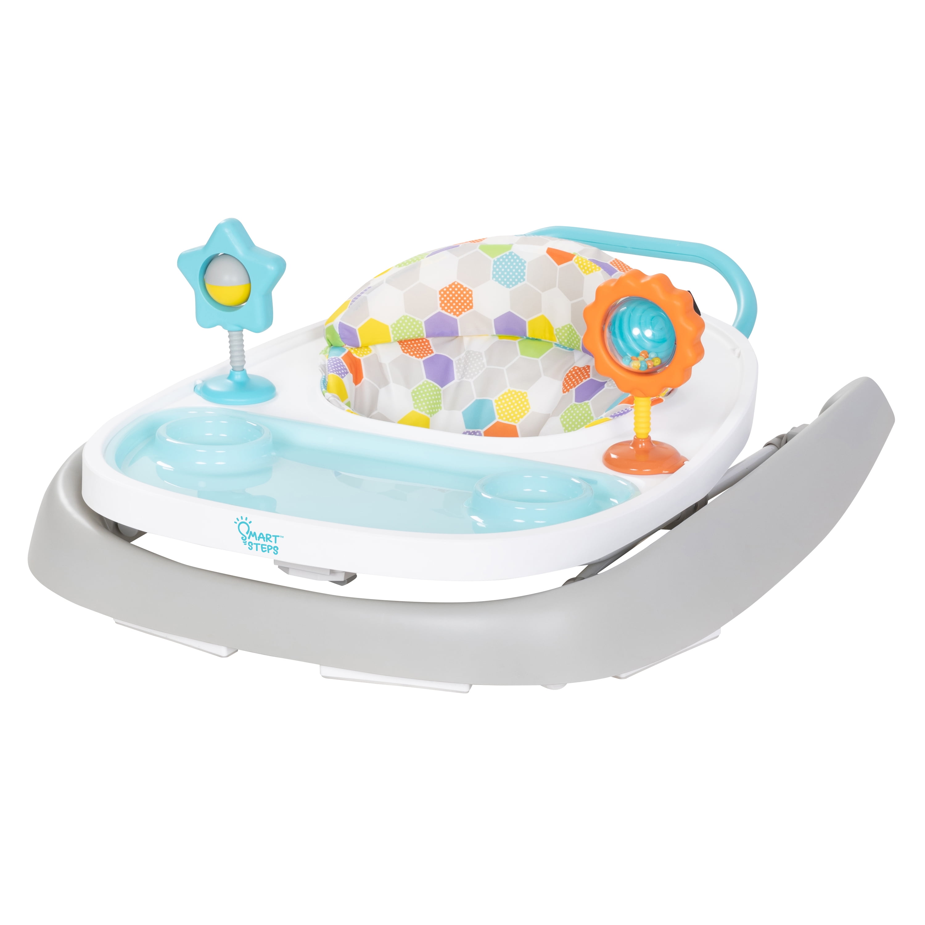 Smart Steps by Baby Trend Dine N' Play 3-in-1 Feeding Walker - Hexagon Dots - Image 12