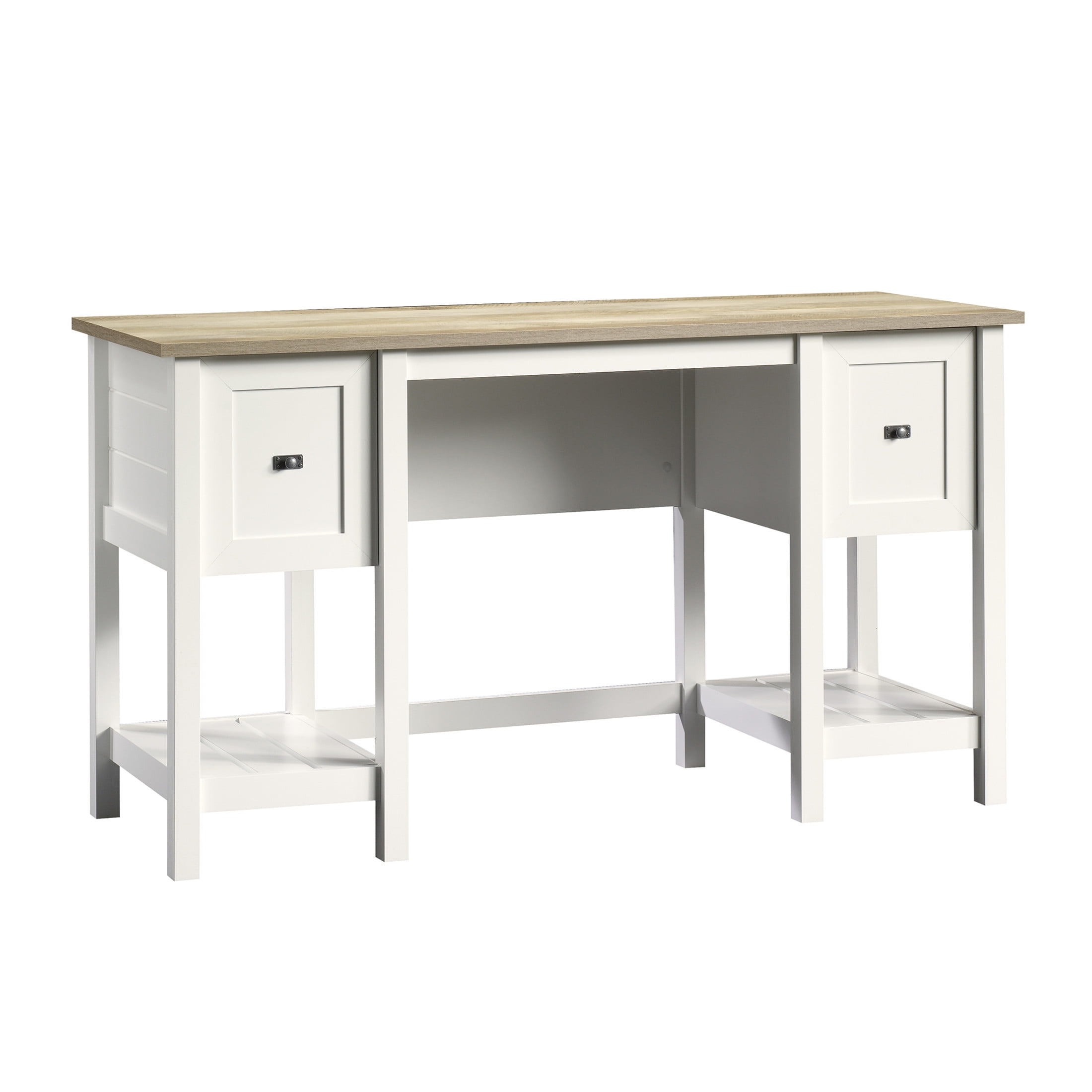 Sauder Cottage Road Computer Desk, Soft White Finish - Image 2