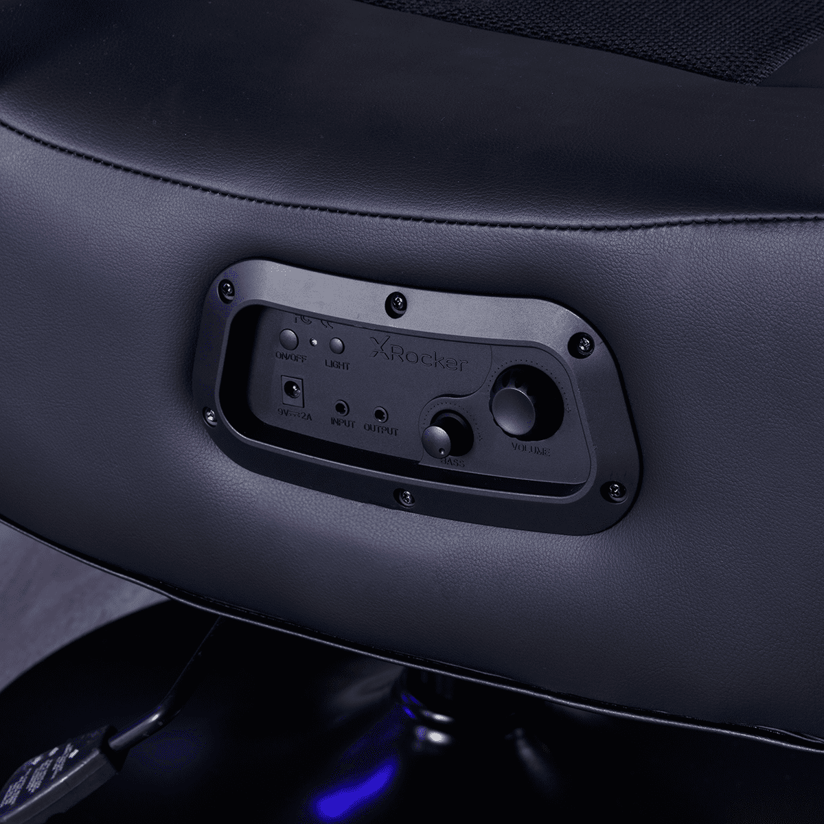 X Rocker Nemesis RGB Pedestal Gaming Chair, Black - Image 9