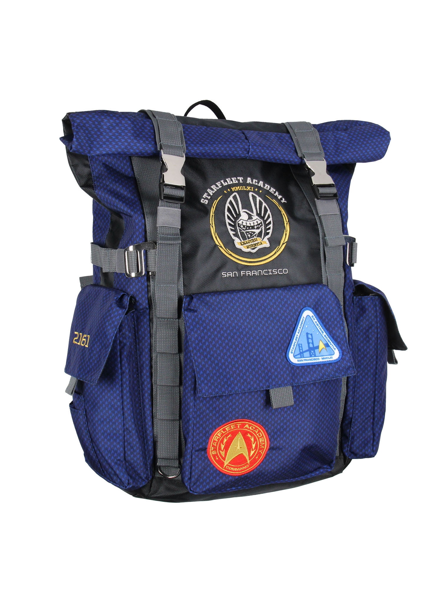 Star Trek Starfleet Academy Roll Top Hiking Gym Laptop School Travel Backpack - Image 3