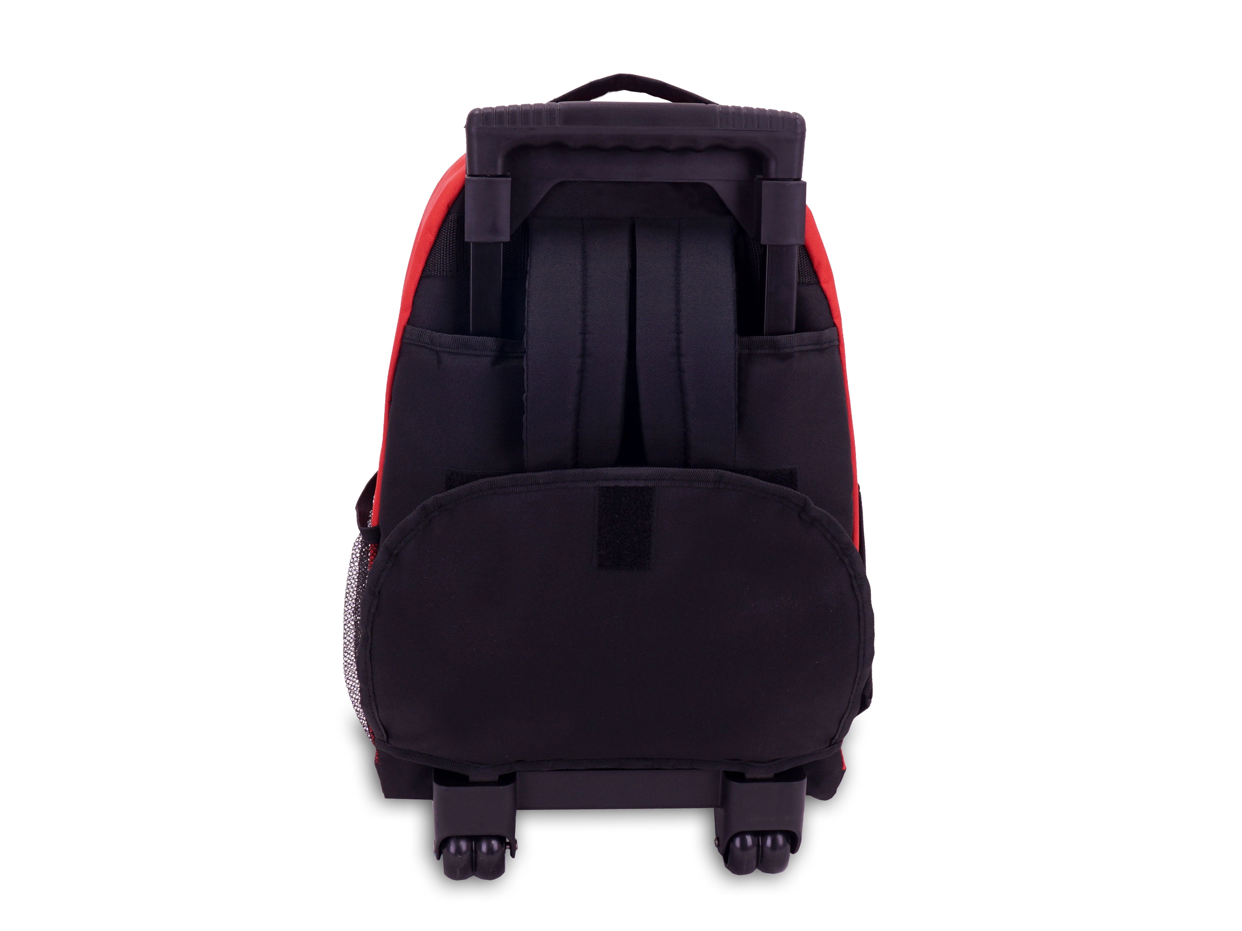 Everest Unisex Wheeled Backpack, Red Black - Image 4