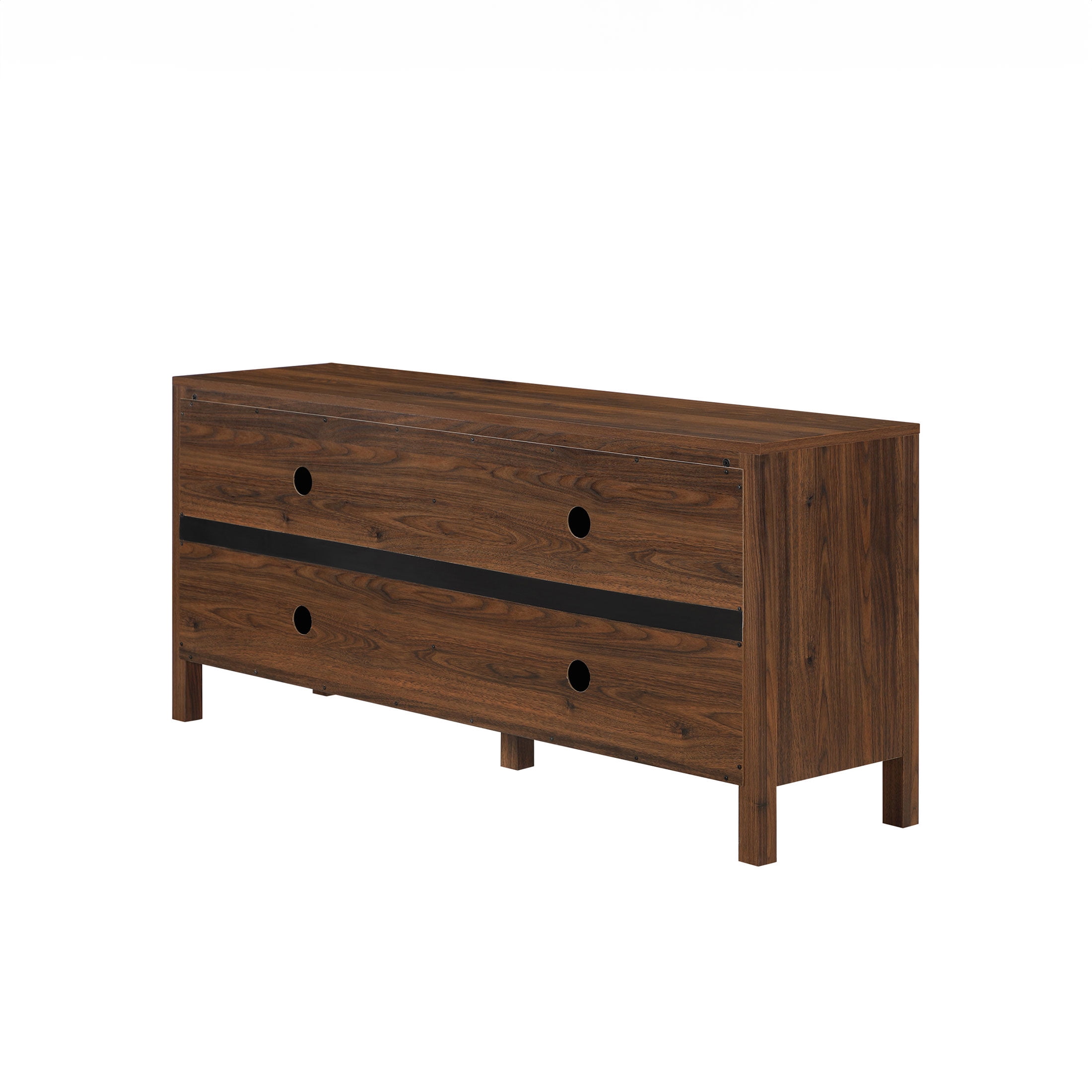 Mainstays 4-Door TV Console for TV’s up to 65”, Canyon Walnut Finish - Image 7