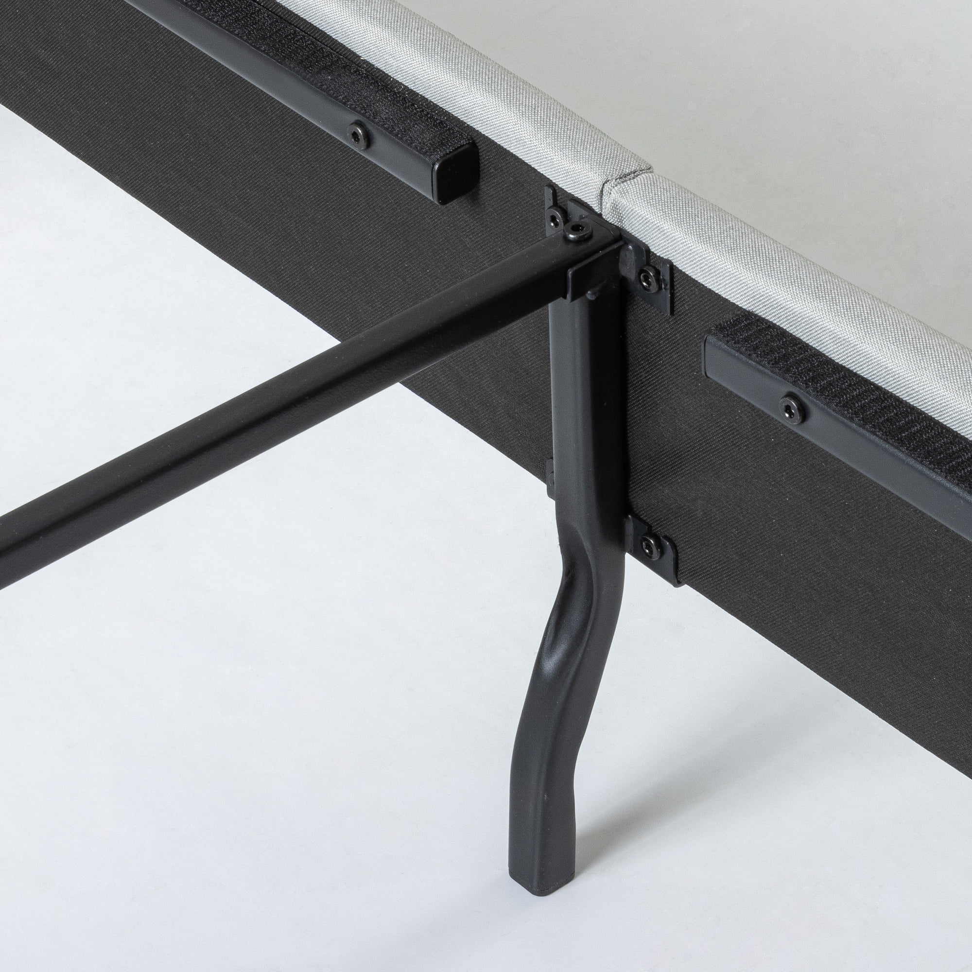 Zinus 40" Dachelle Upholstered Platform Bed Frame Gray Sand, Queen - Image 9