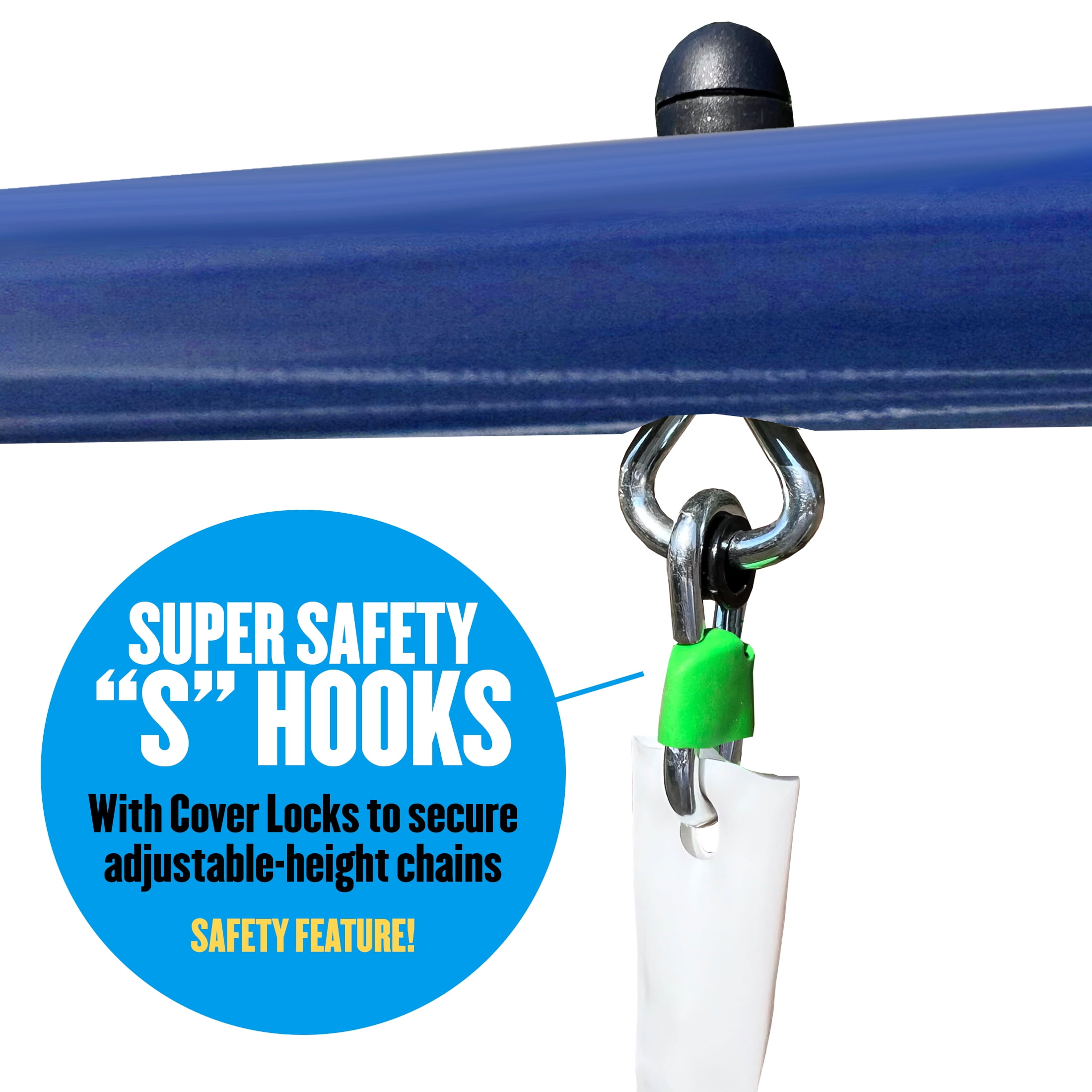 XDP Recreation All Star Playground Metal Swing Set for up to 7 Children - Image 6