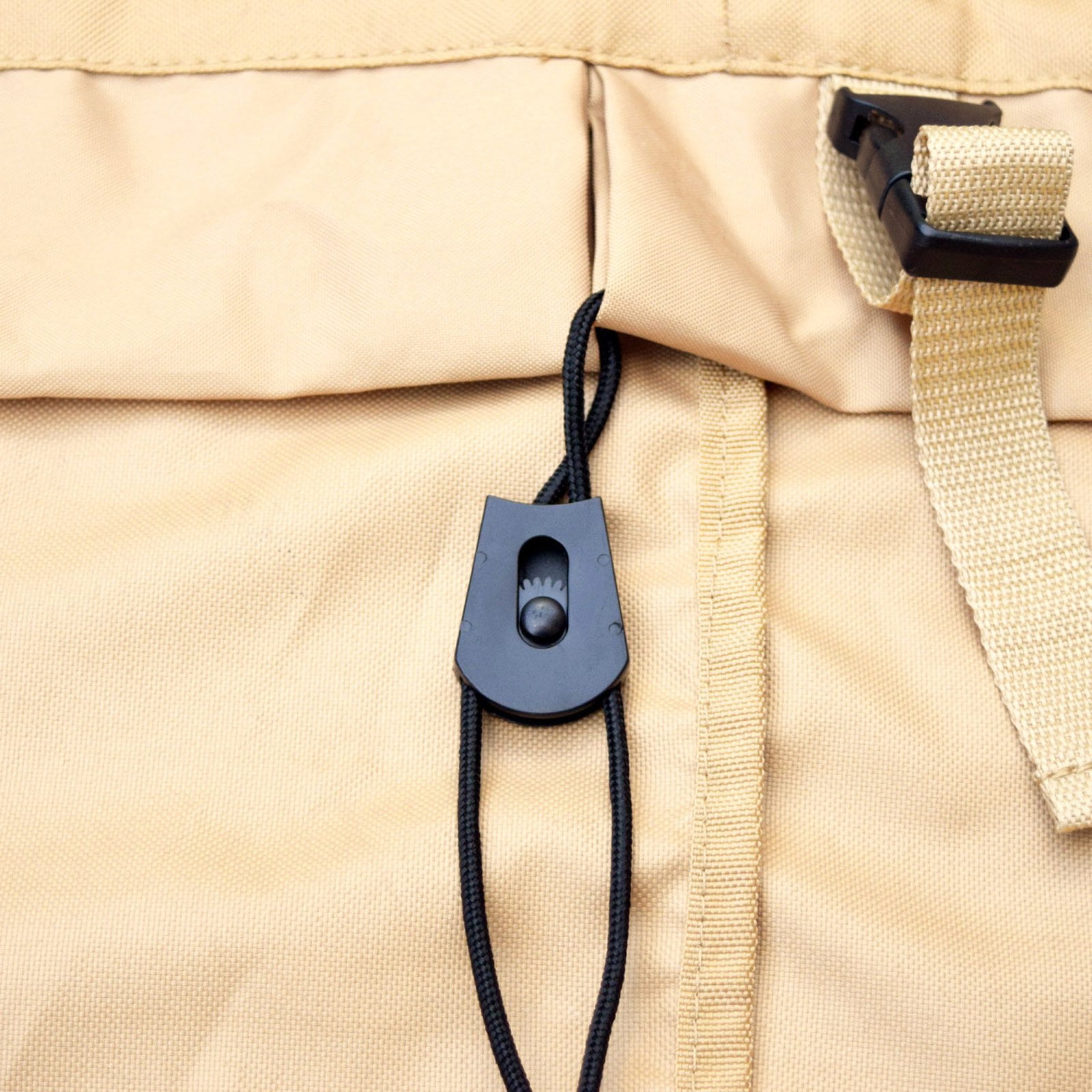 Budge Small Tan Patio Table/Ottoman Cover, StormBlock™ Savanna - Image 7