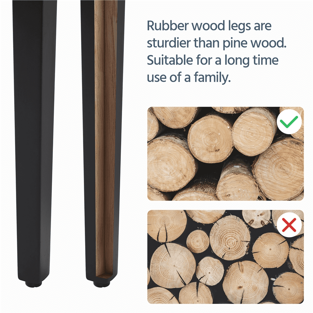 Renwick 4pcs Fabric Parson Dining Chairs,Dark Gray - Image 6