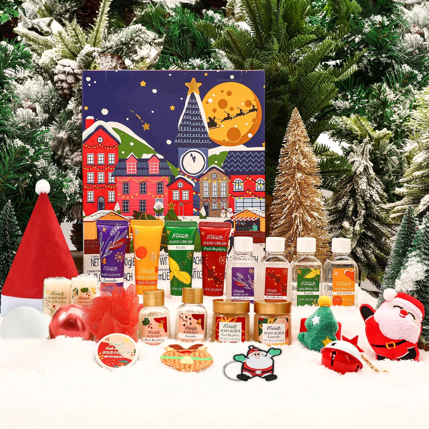 Advent Calendar 2025 Christmas Gifts Sets for Women, Spa Gift Baskets for Women, 24pcs Surprise Xmas Gifts Box - Image 5