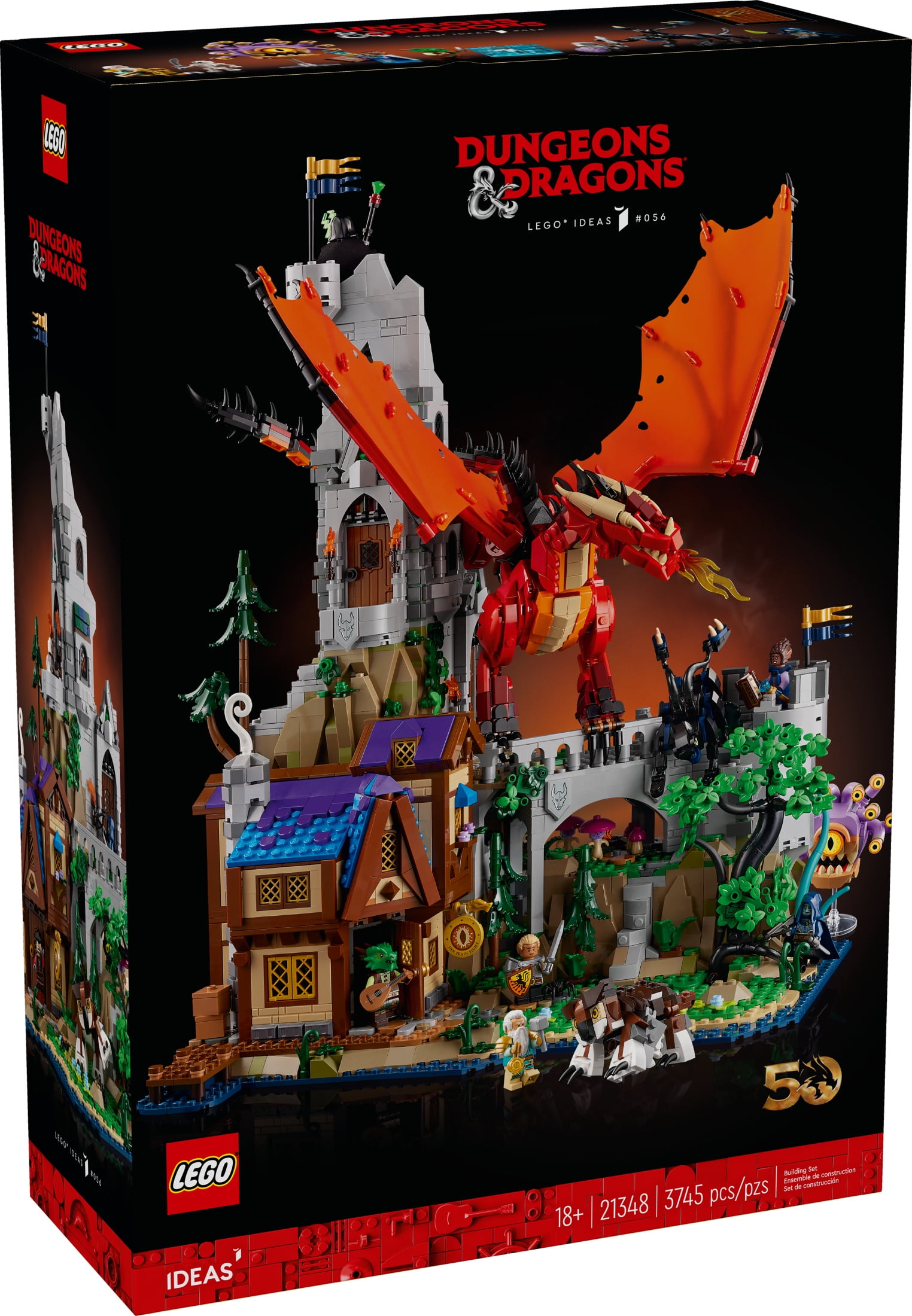 LEGO Ideas Dungeons & Dragons: Red Dragon’s Tale Build and Display Set 21348 - Image 7