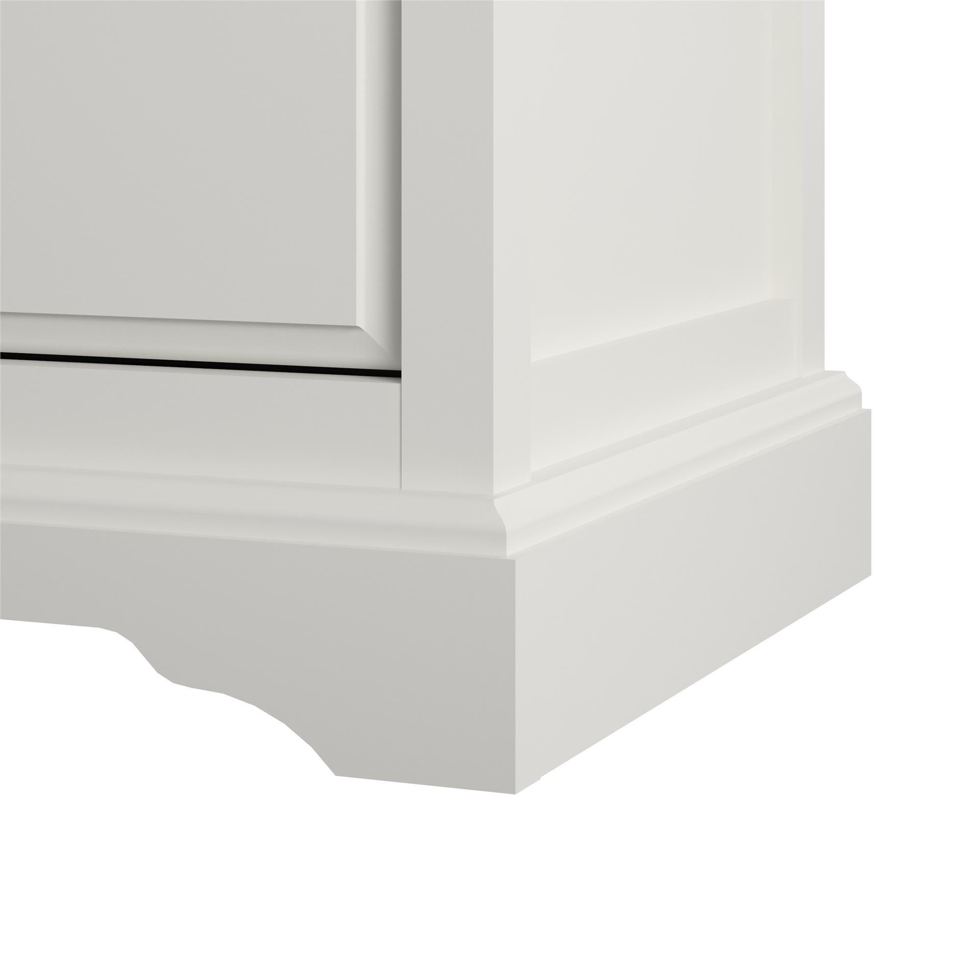 Ameriwood Home Vox 5 Drawer Dresser, White - Image 4