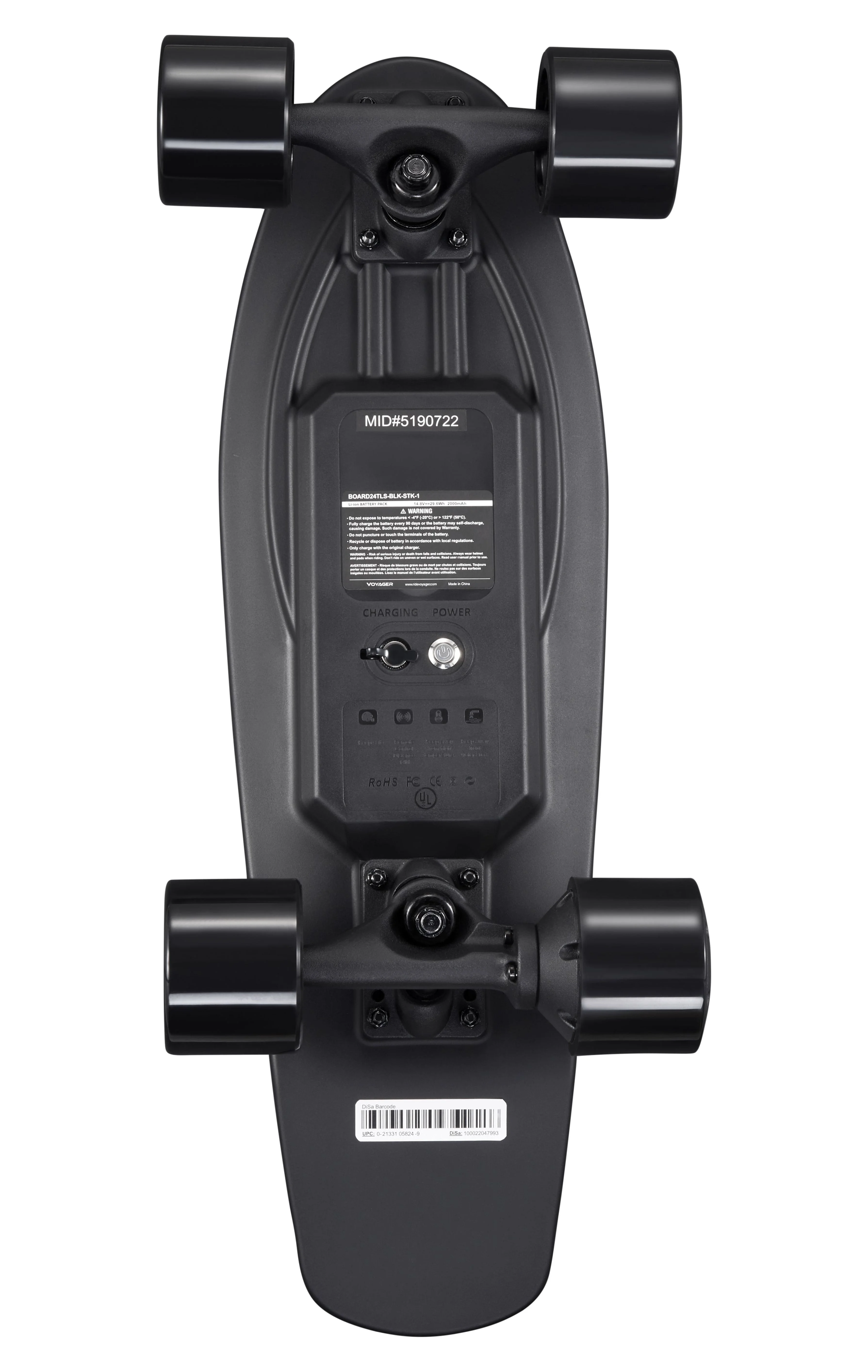 Voyager Tailspin Electric Skateboard for Beginners, Kids and Teenagers .Black,2816 oz - Image 2