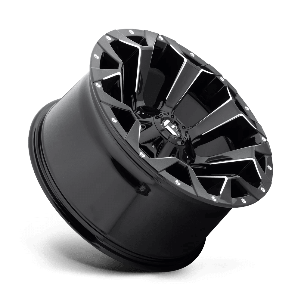 Fuel 1PC Aluminum Rim D576 ASSAULT 18X9in Gloss Black Milled Finish, D57618902645 - Image 3