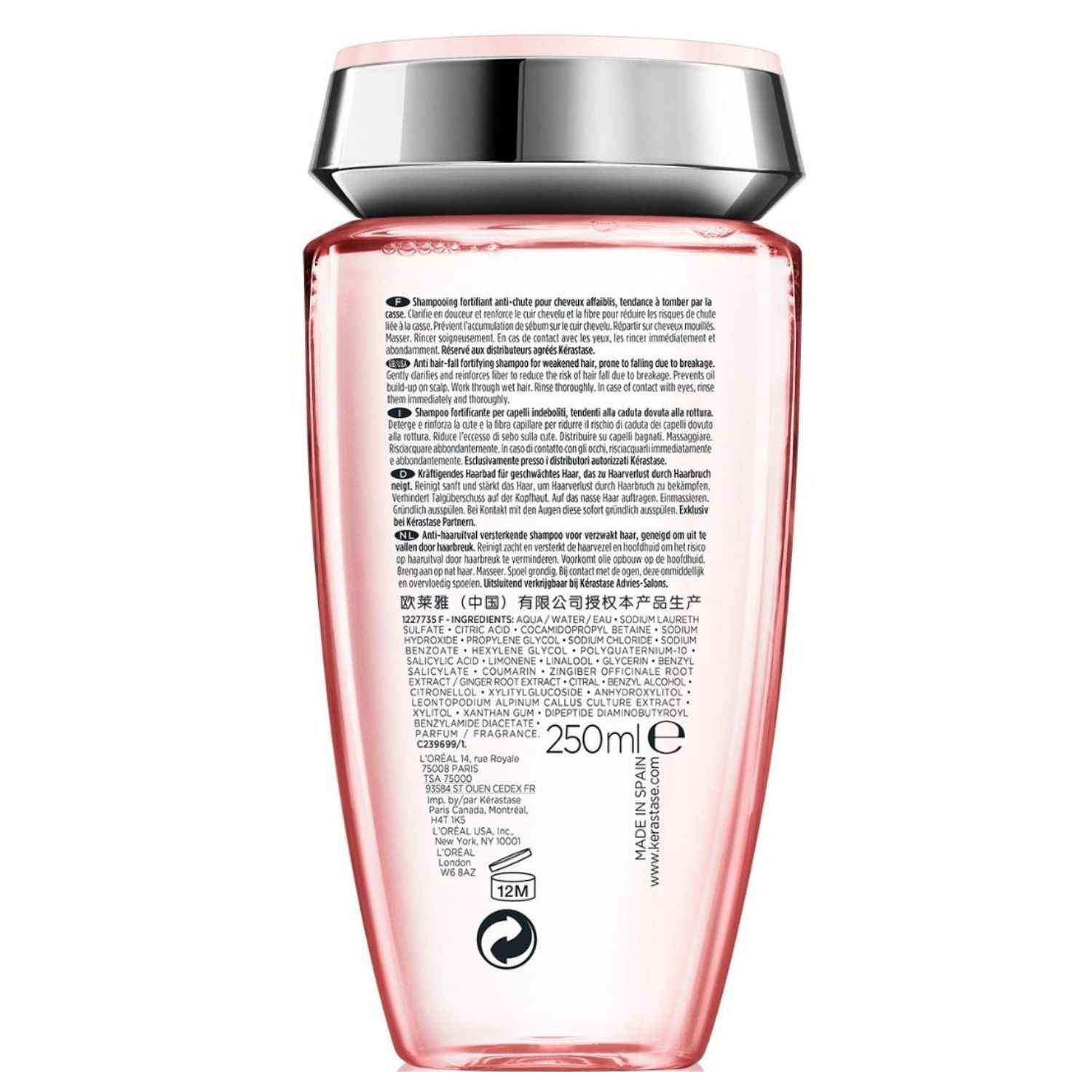 Kerastase Genesis Bain Hydra Fortifiant Shampoo 8.5 oz and Fondant Renforcateur Conditioner 6.8 oz Set - Image 5