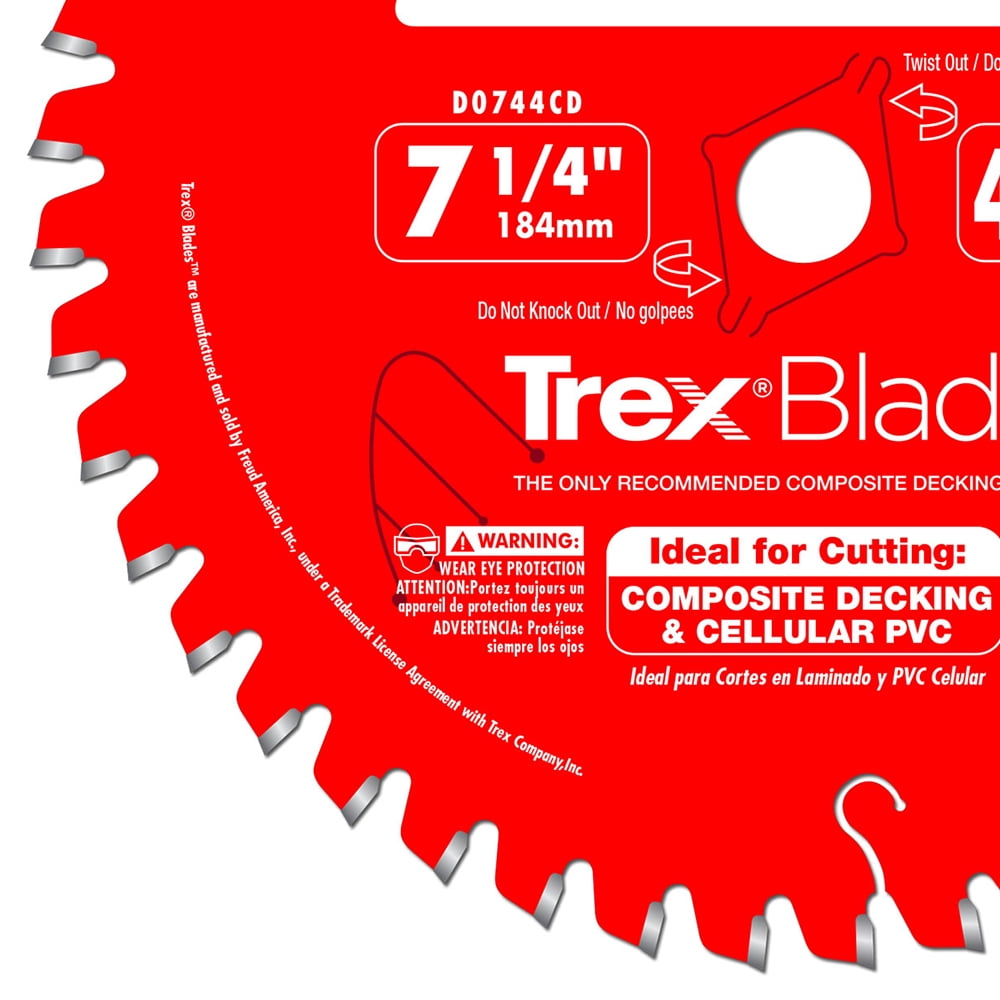 Diablo 7-1/4 in. Dia. x 5/8 in. Carbide Tip Circular Saw Blade 44 teeth 1 pc. - Image 2
