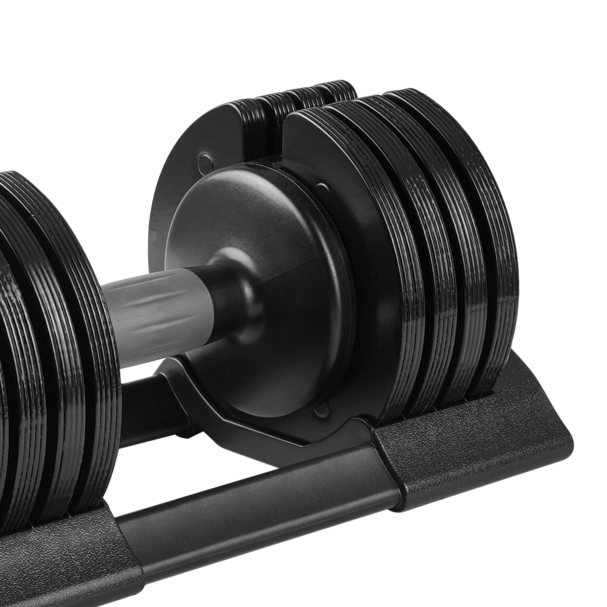 52LBS Adjustable Dumbbell for Home Gym,Black - Image 2
