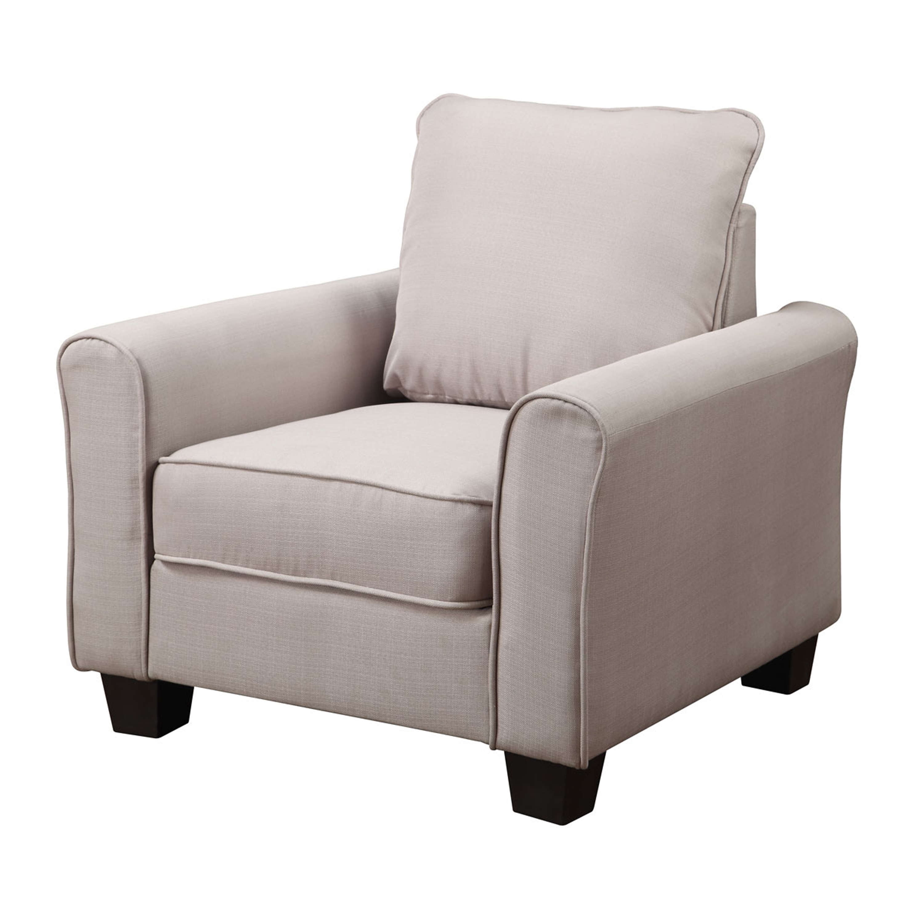 DHI Axis Contemporary Curved-Arm Arm Chair, Multiple Colors - Image 3