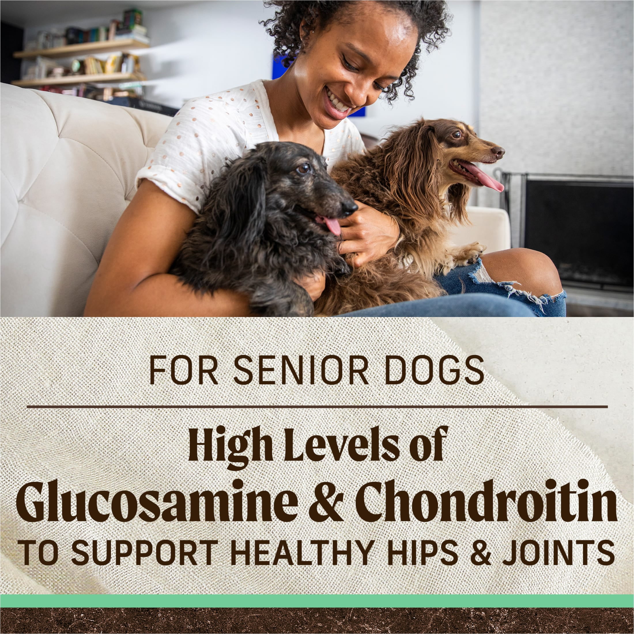 Merrick Grain-Free Dry Dog Food for Seniors, High Protein Real Chicken & Sweet Potato, 22 lb Bag - Image 10