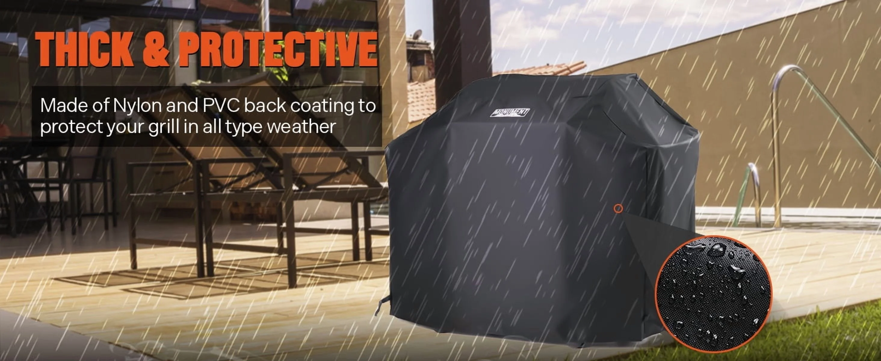 Monument Grills 54in Grill Cover for 4-Burner Grills - Image 8