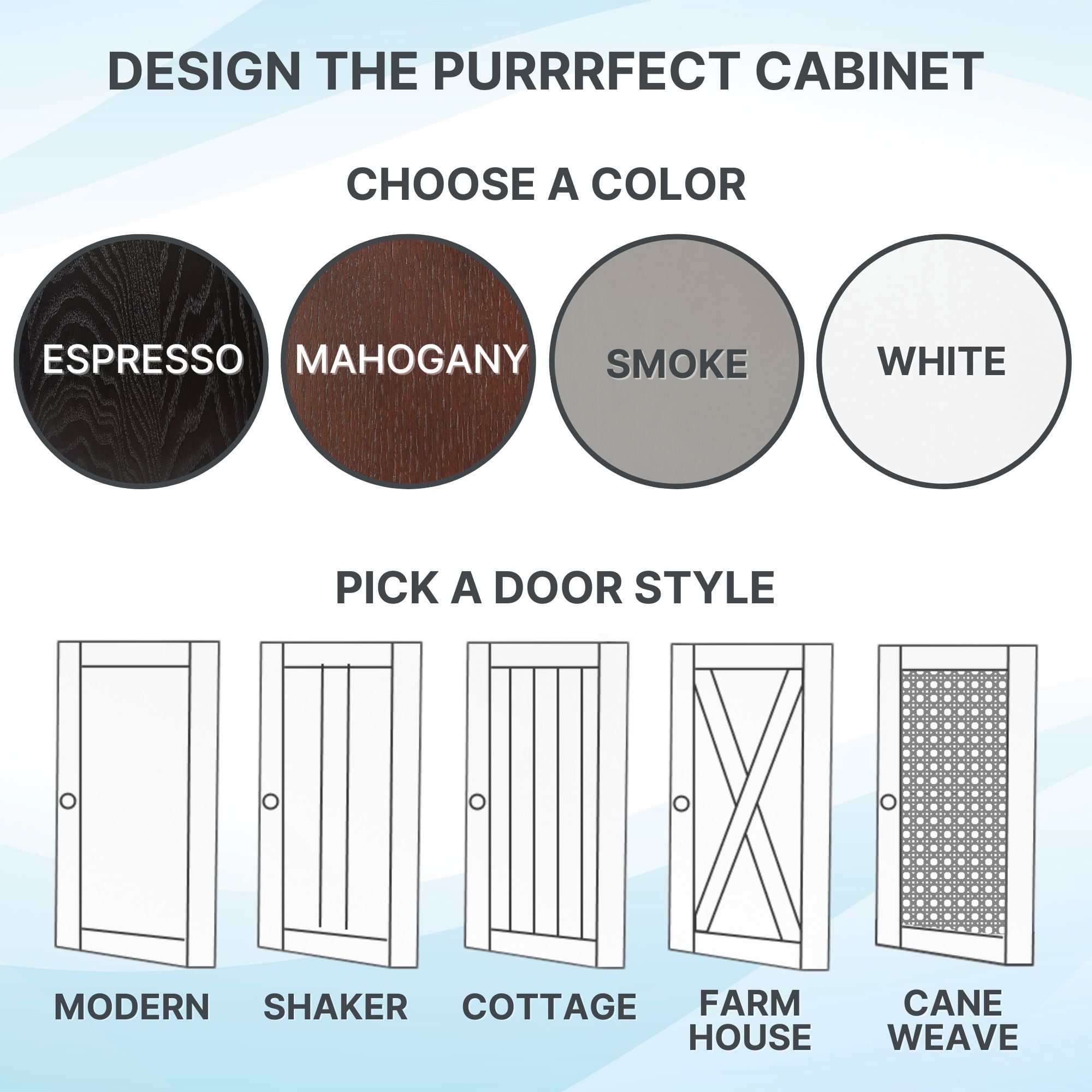 The Refined Feline Self Cleaning Litter Box Cabinet - Modern - Espresso - Image 2