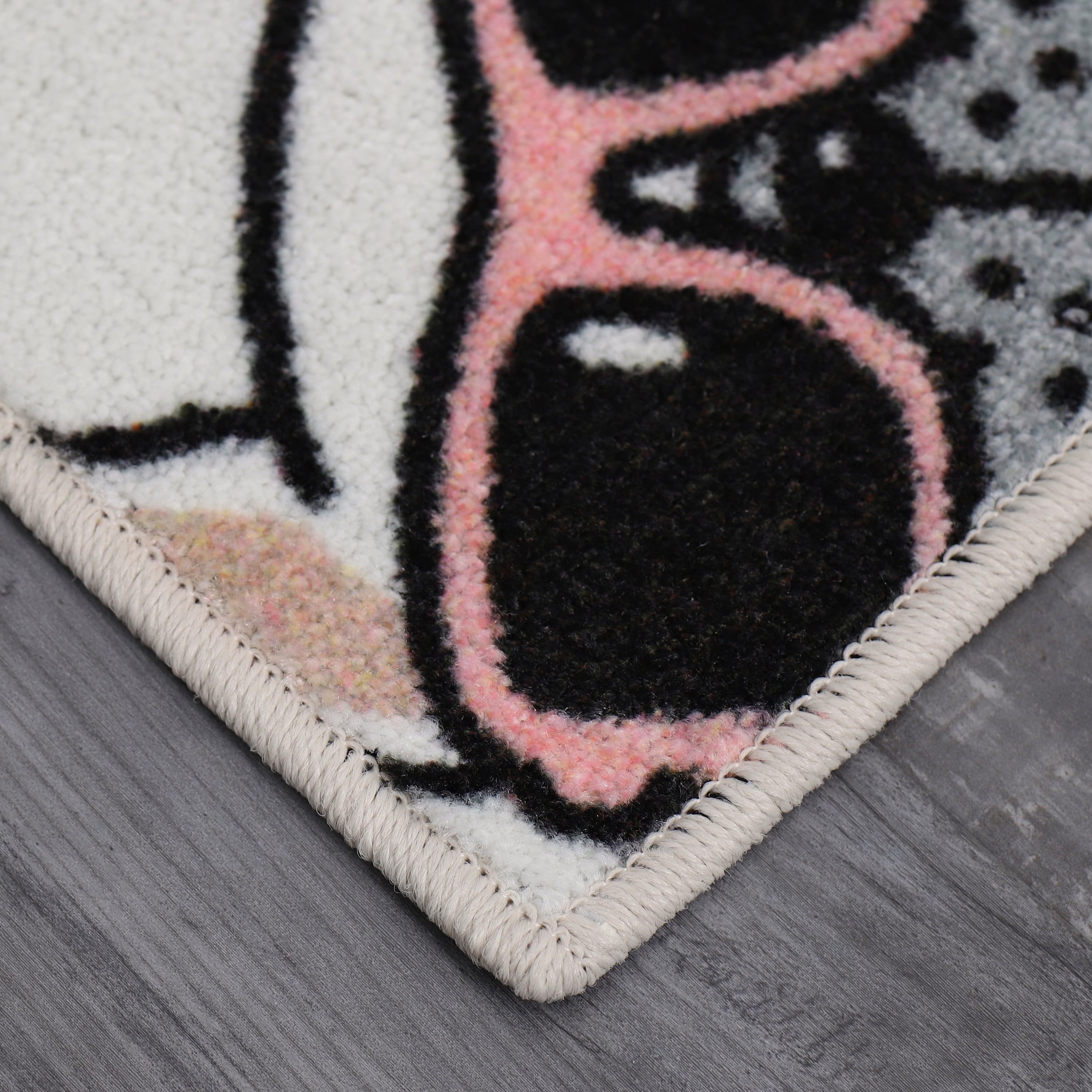 Mohawk Home Prismatic Cool Dogs Multi Contemporary Theme Kids Precision Printed Area Rug, 8'x10', White & Brown - Image 4