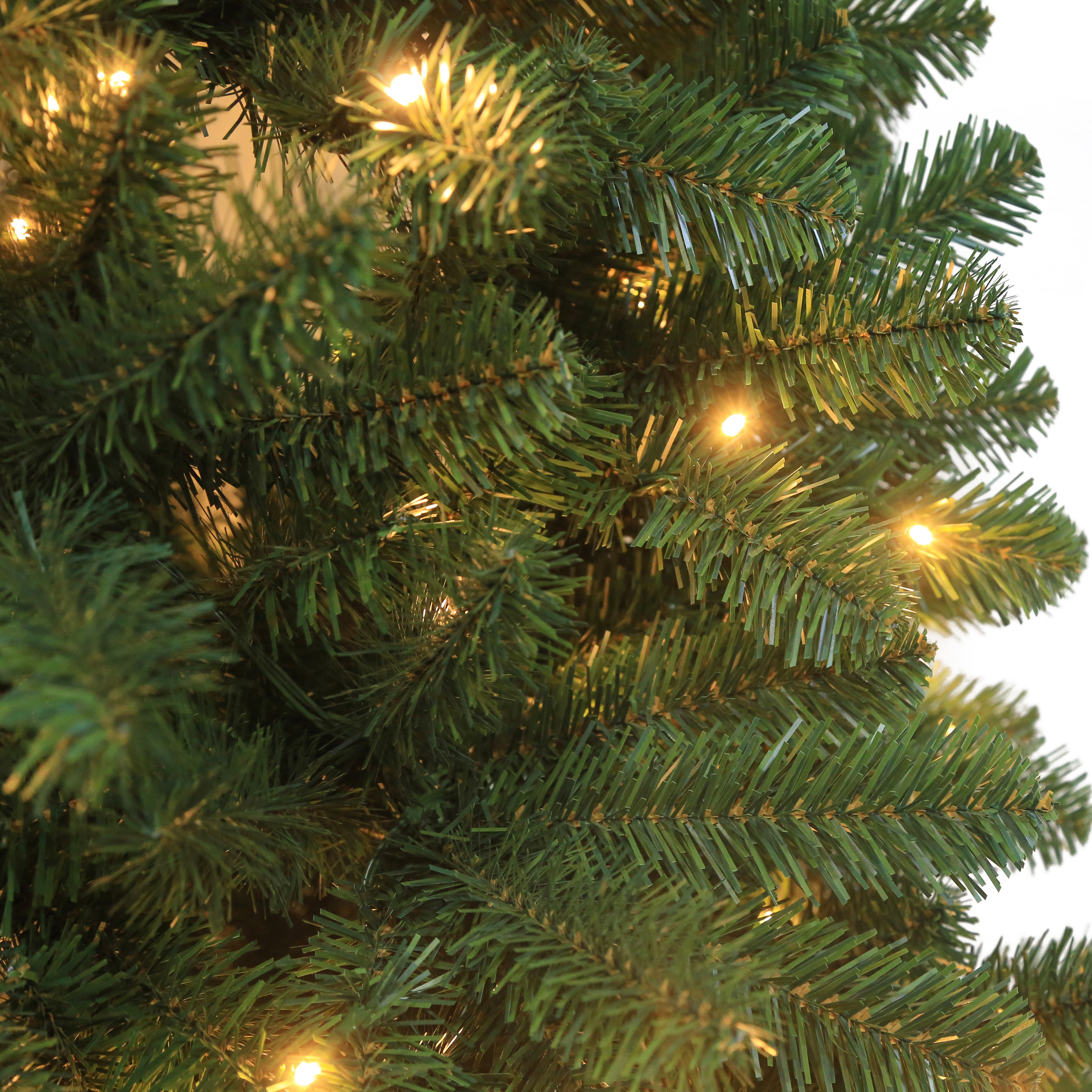 7 ft Pre-Lit Brideport Spruce Artifical Christmas Tree with 300 Warm LED Lights, by Holiday Time - Image 11