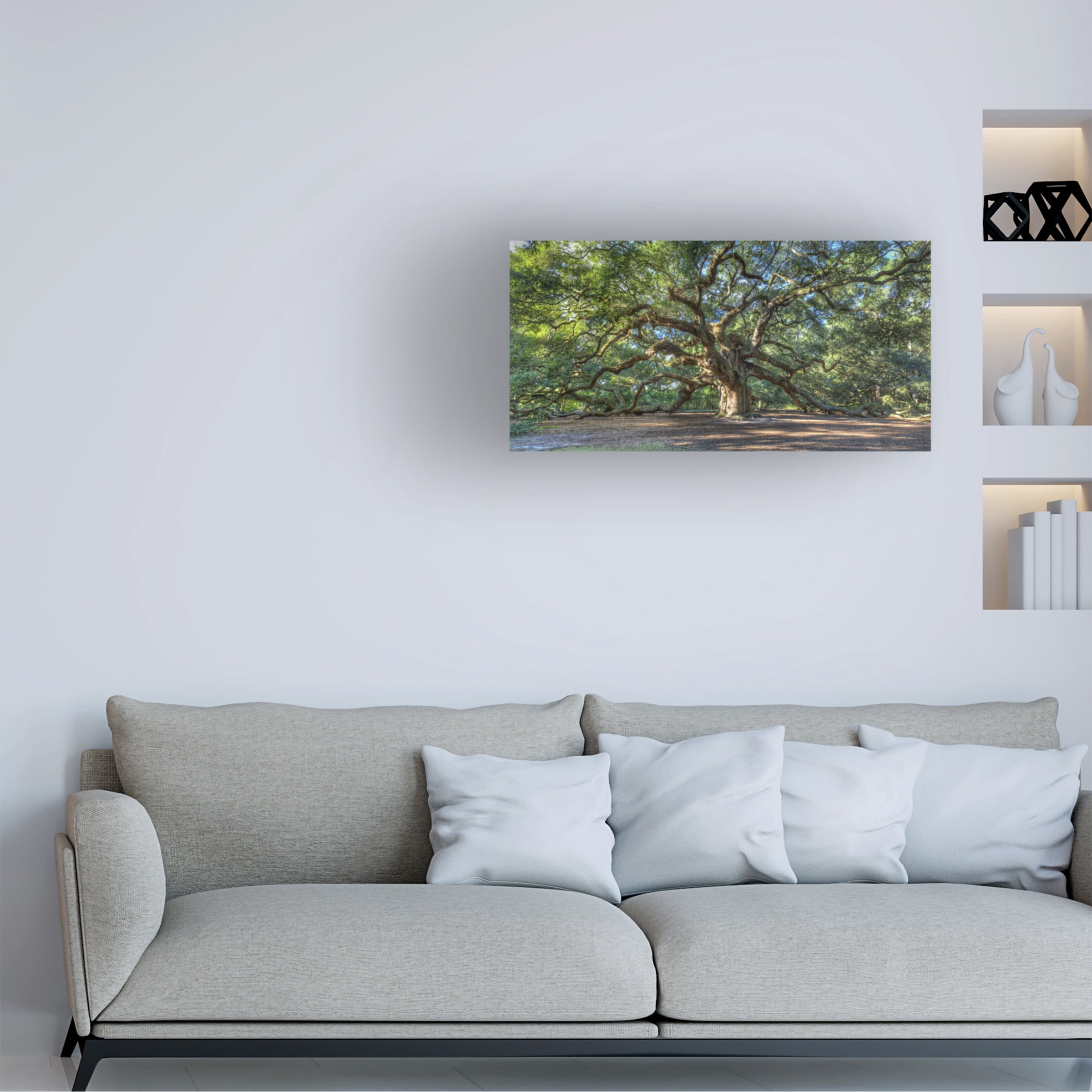 Trademark Fine Art Pierre Leclerc Angel Oak Charleston Canvas Wall Art - 24x47 - Image 4