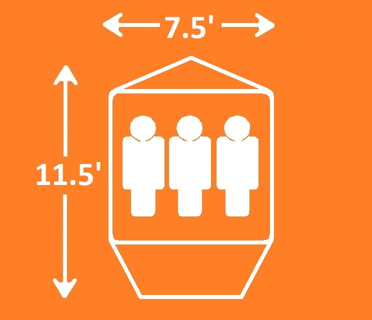 Ozark Trail 3-Person Backpacking Tent - Image 9