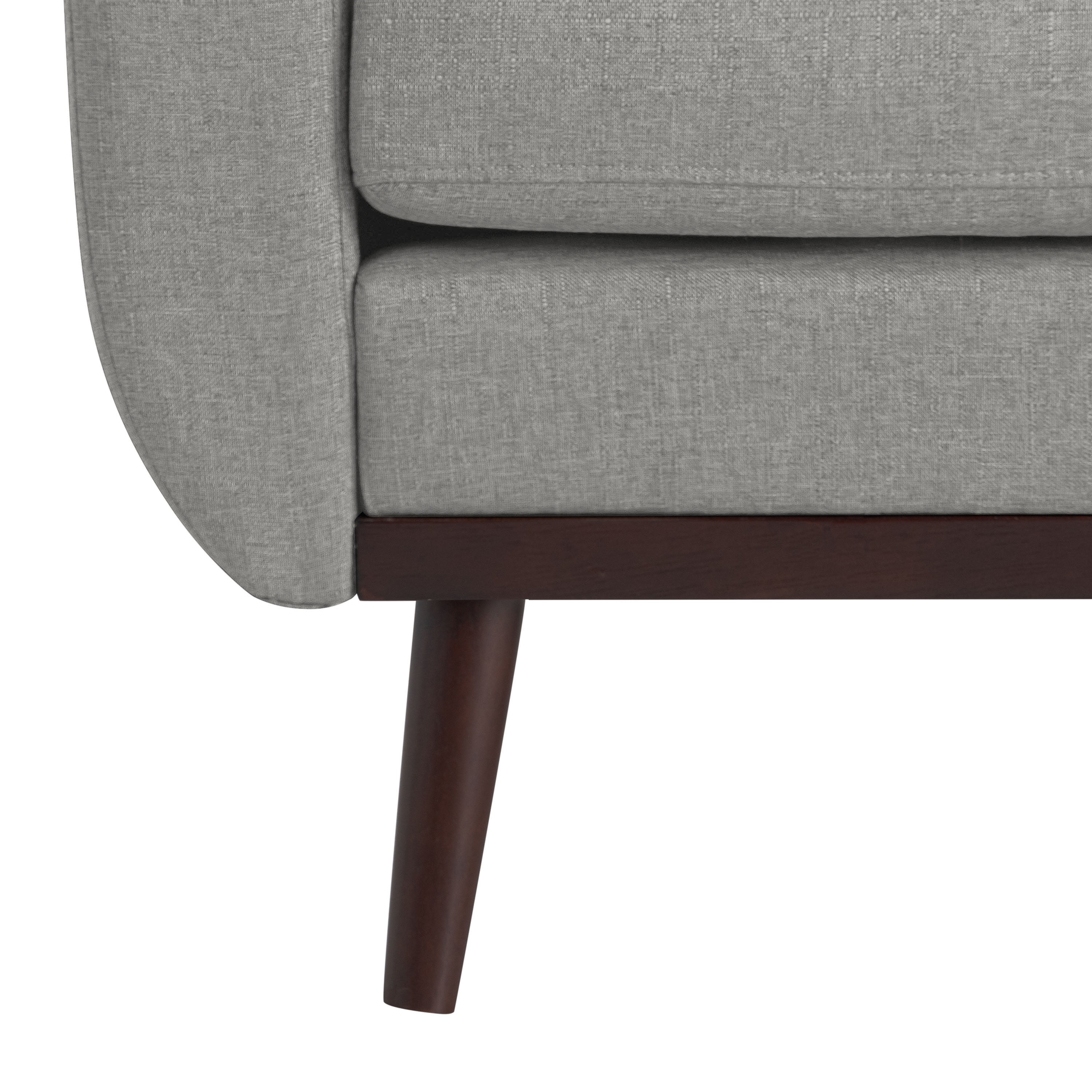Serta Connor Modern Stationary Sofa, Grey Fabric - Image 6