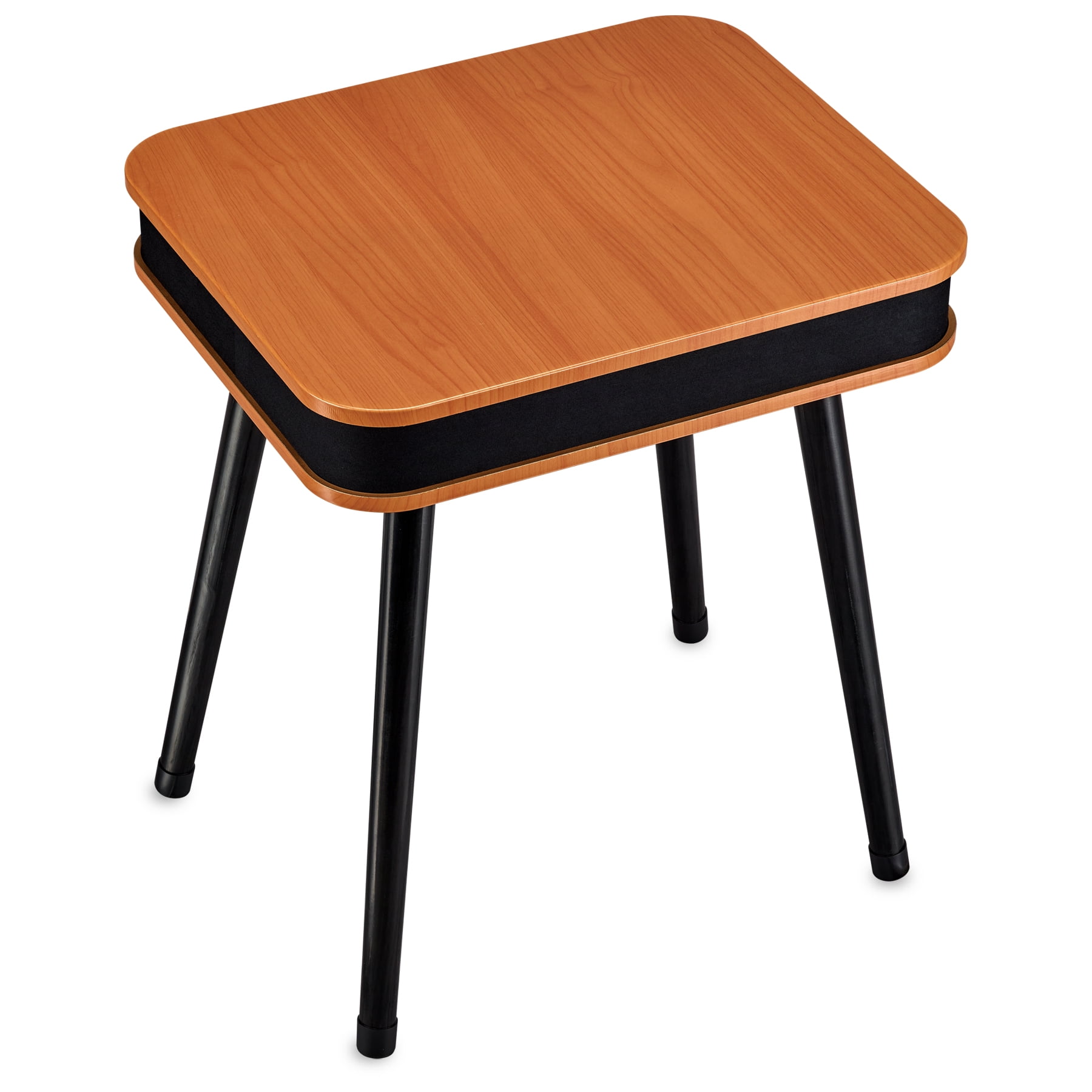 DPI DecorTech Rectangular End Table with Bluetooth Speaker and USB Charging Port, Walnut - Image 6