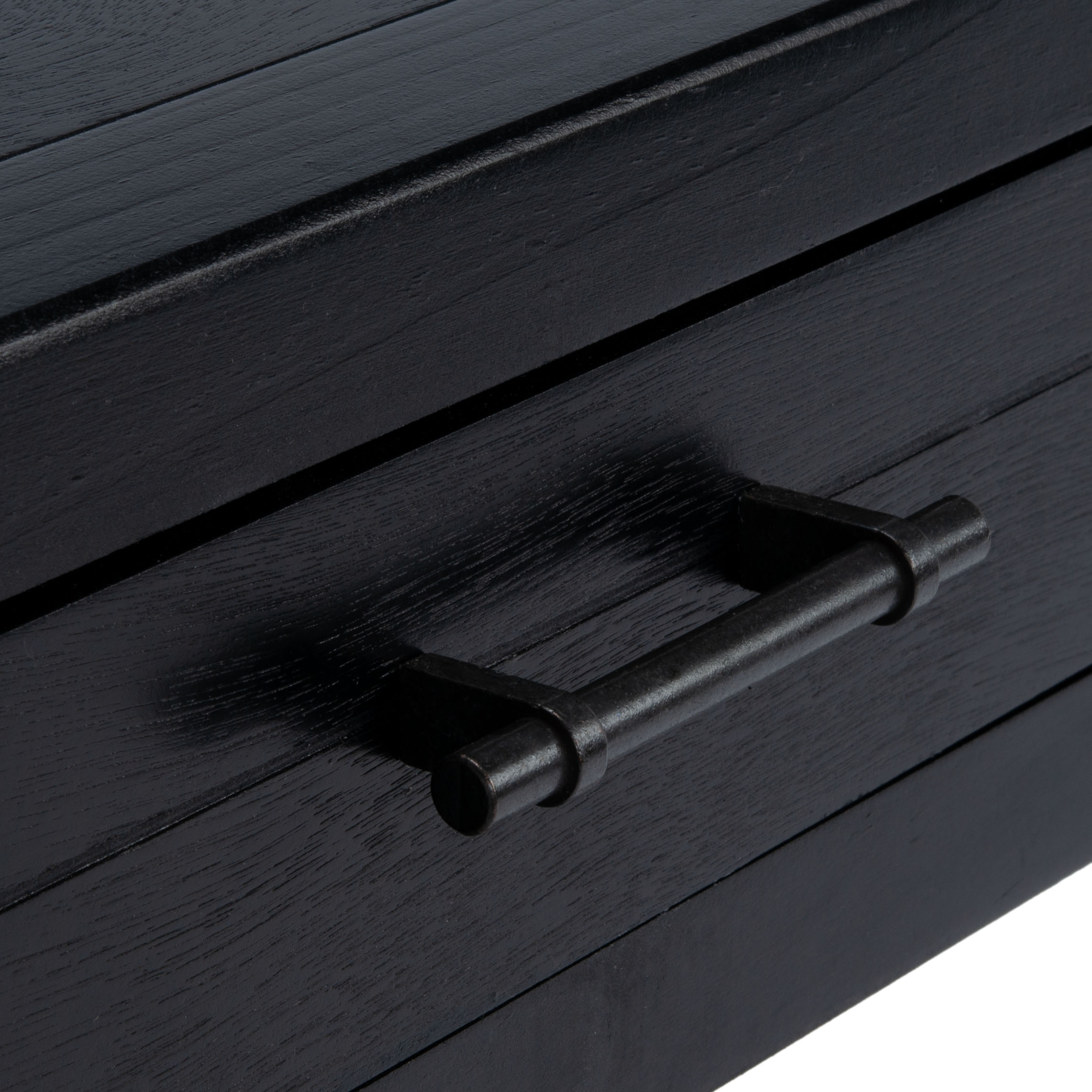 SAFAVIEH Filbert Solid 2 Drawer Coffee Table, Black - Image 6