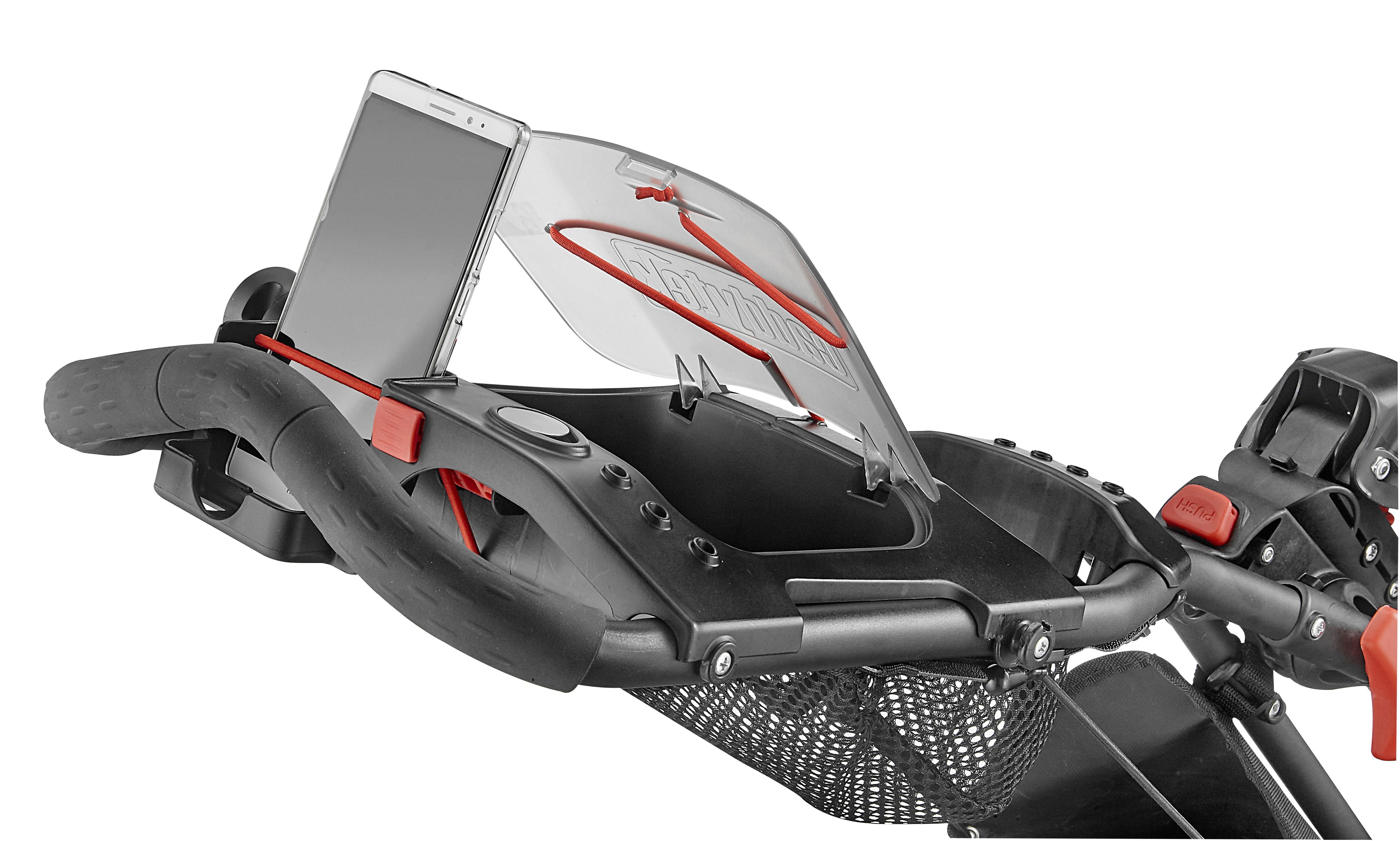 Caddytek CaddyCruiser ONE V8 Golf Push Cart, Lime - Image 3