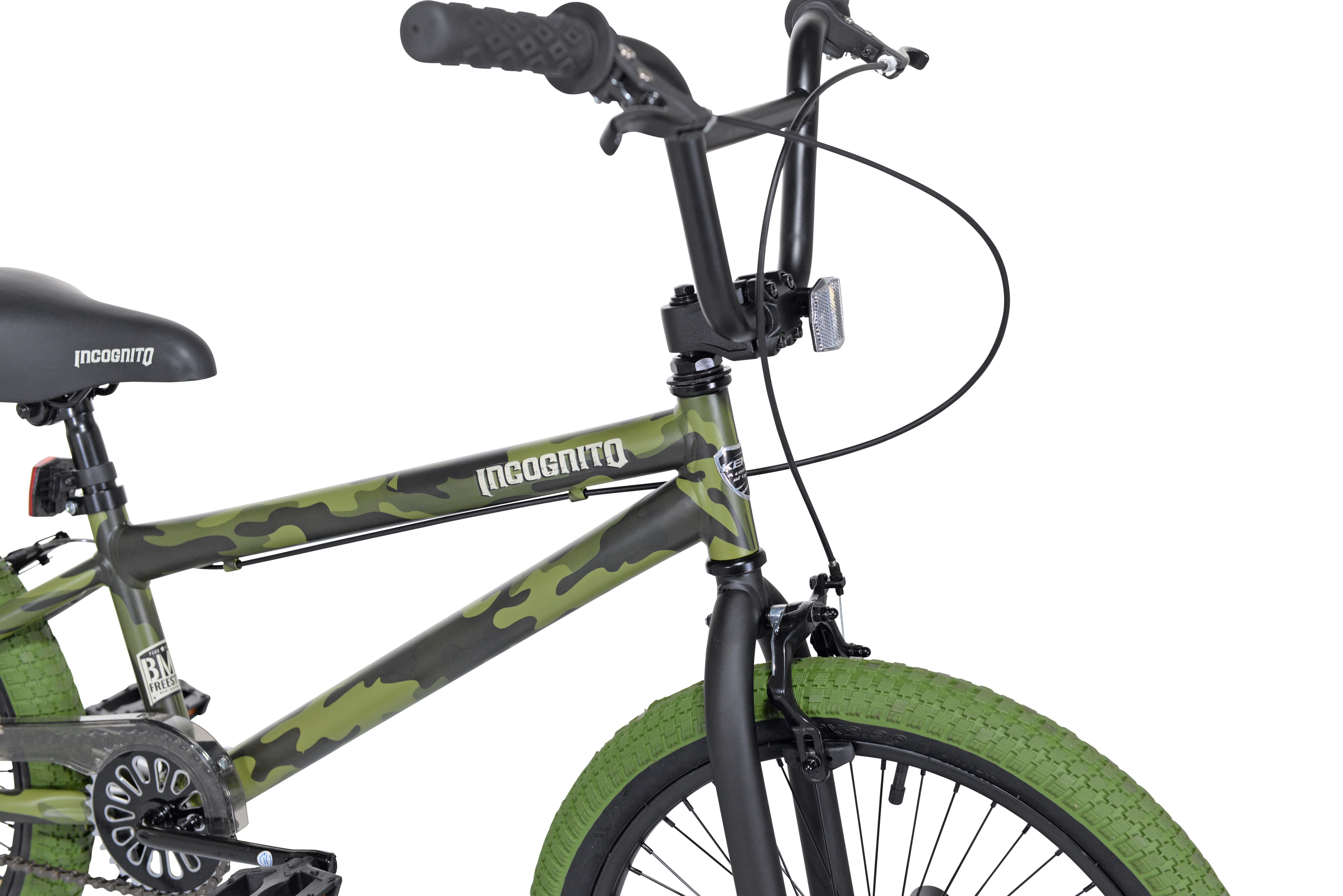 20" Kent Incognito BMX Kids Bicycle, Child Ages 7-13 Years, Green Camouflage - Image 7