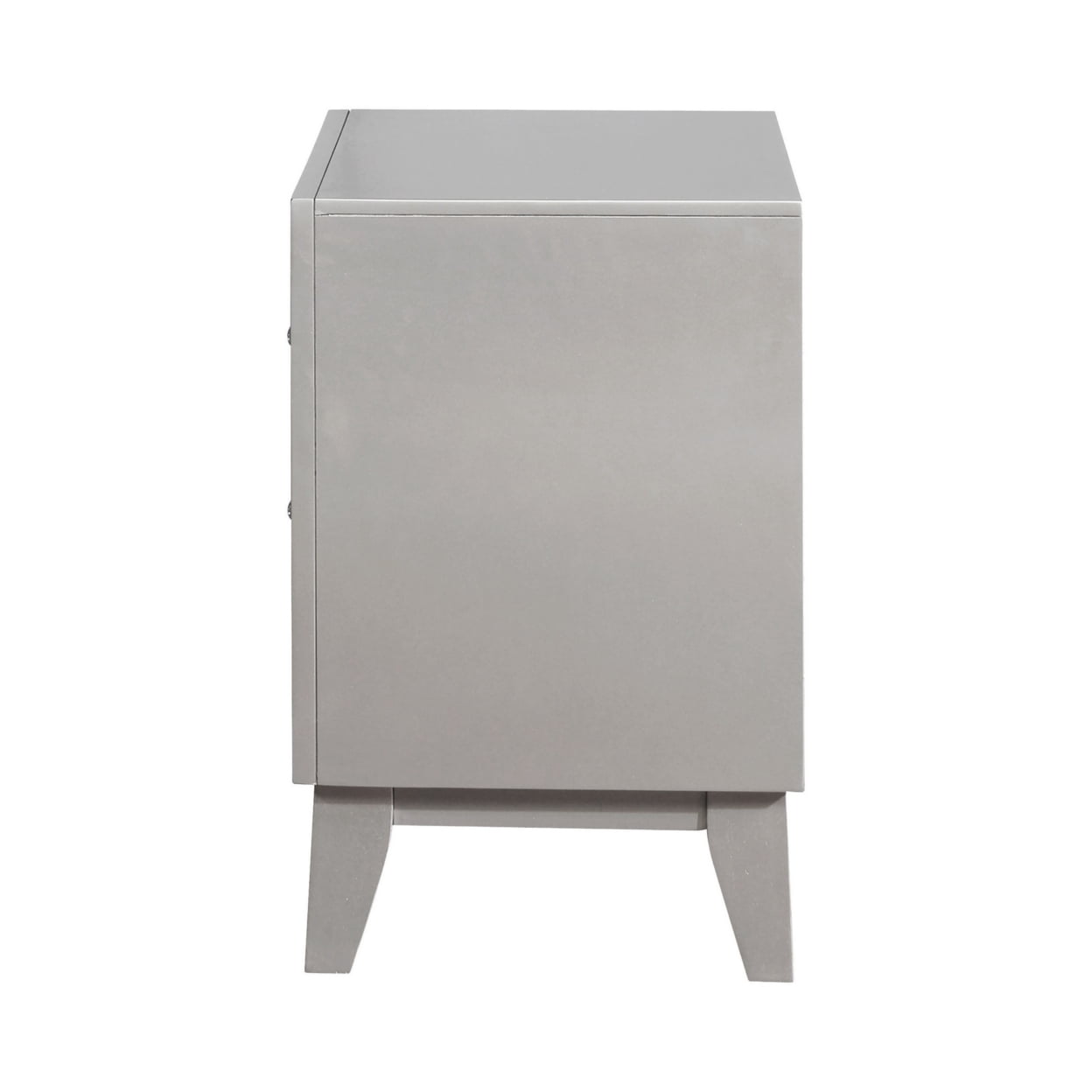 Leighton 2-drawer Nightstand Metallic Mercury - Image 5