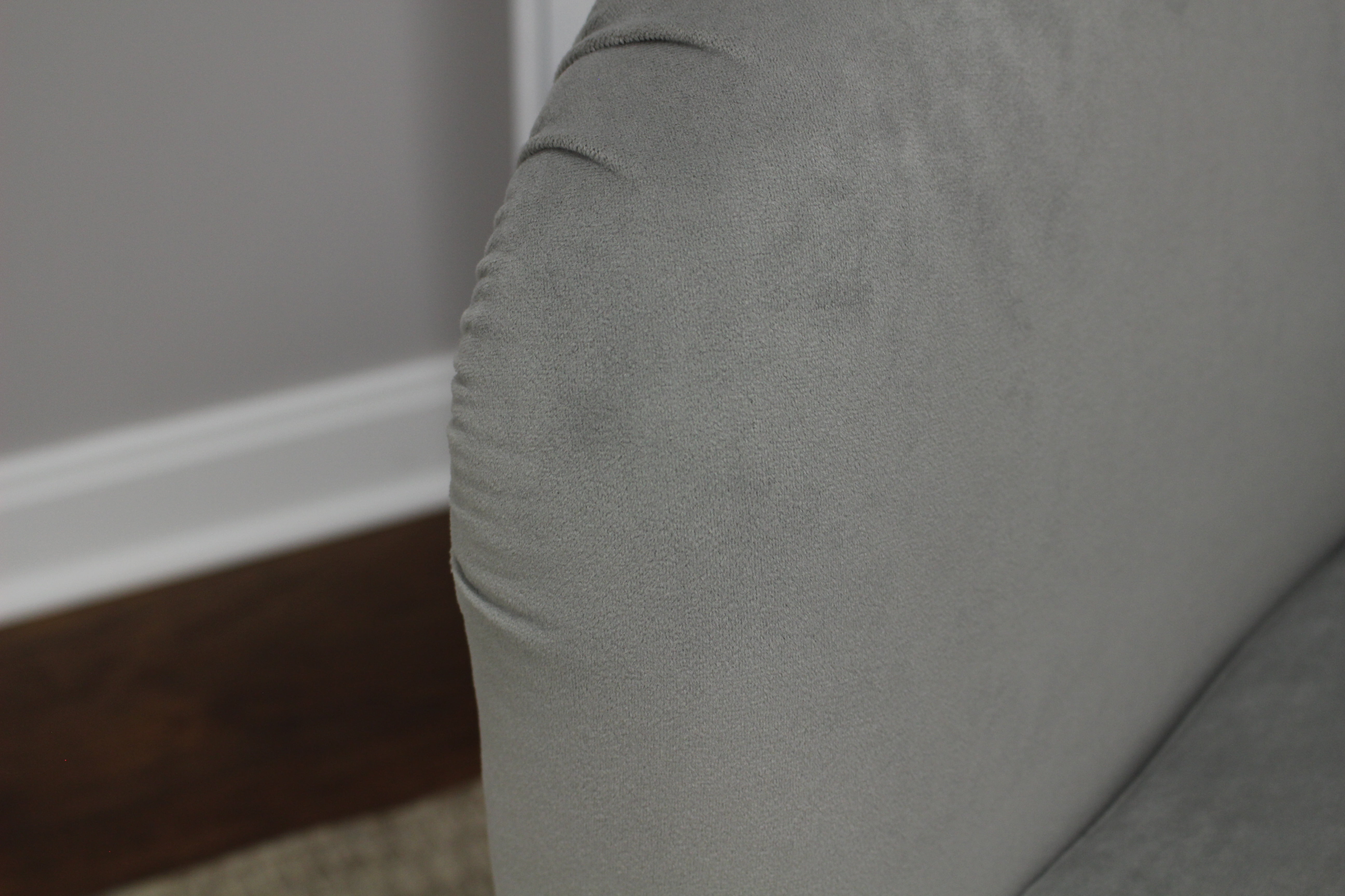 Mainstays Microfiber Tub Accent Chair, Dove Gray - Image 6