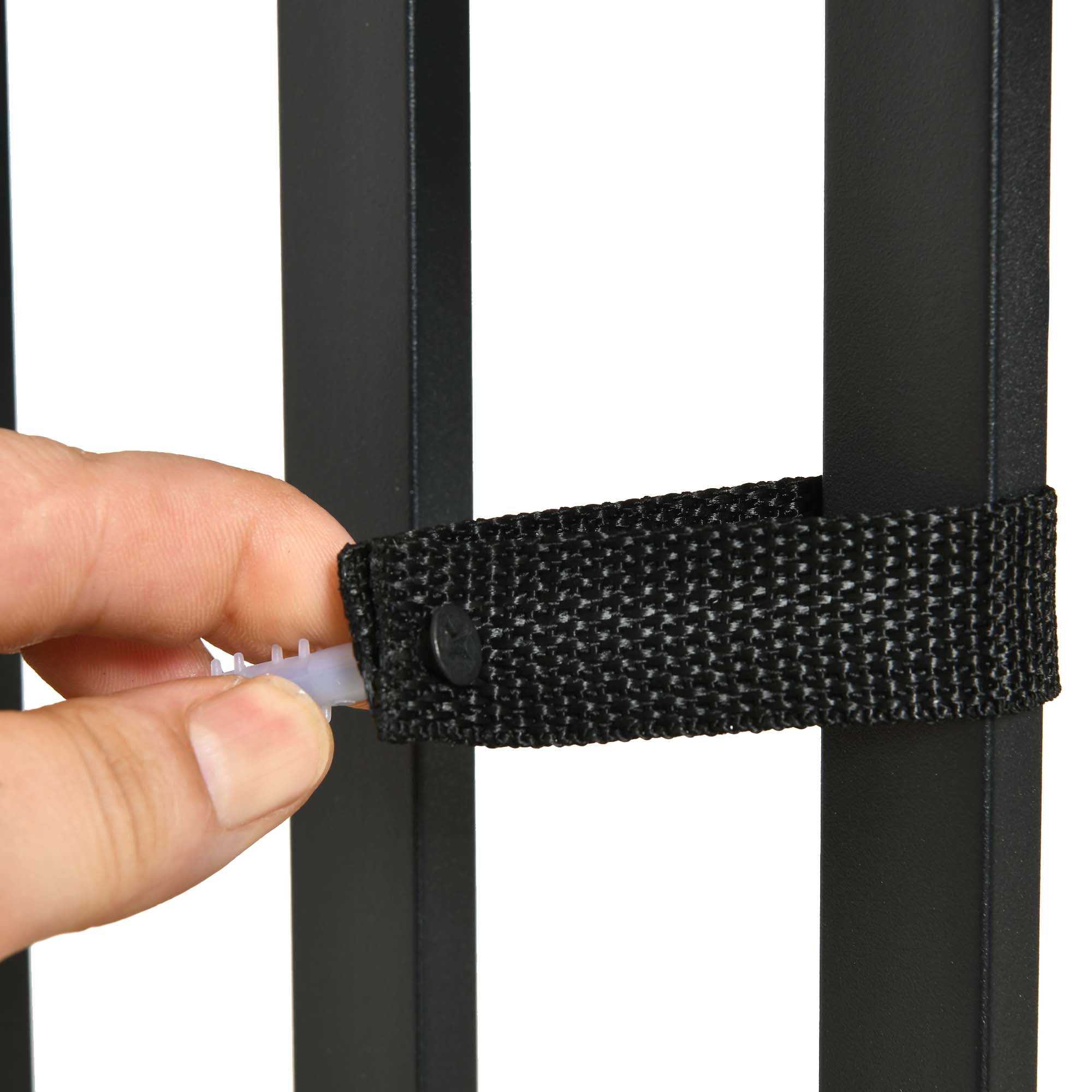 Uforic 87" Dog Crate Furniture with Dog Bowl for 2 Large Dogs,Indoor Furniture Style Wooden Large Dog Kennel TV Stand Sliding Doors - Rustic Brown - Image 5