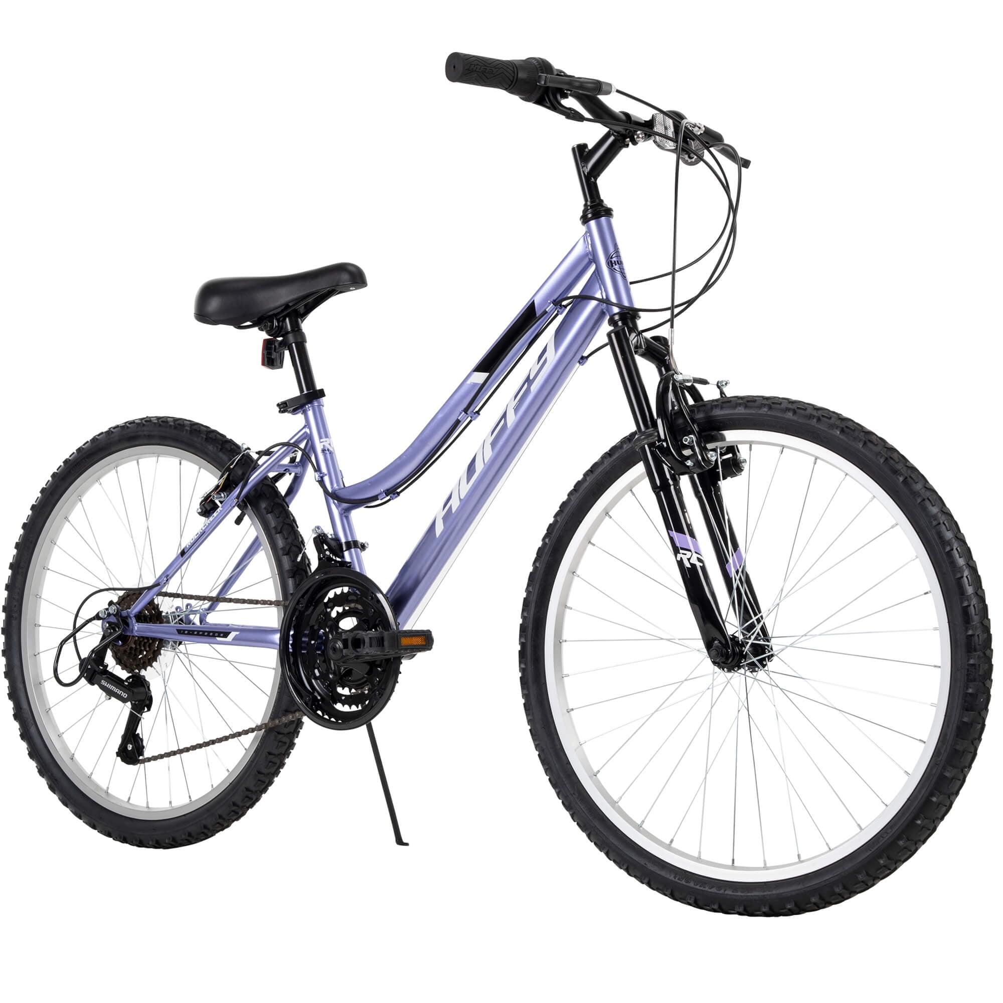 Huffy 24" Rock Creek Mountain Bike, Fits Riders 4'8" - 5'8", Purple, Adult, Women's - Image 6