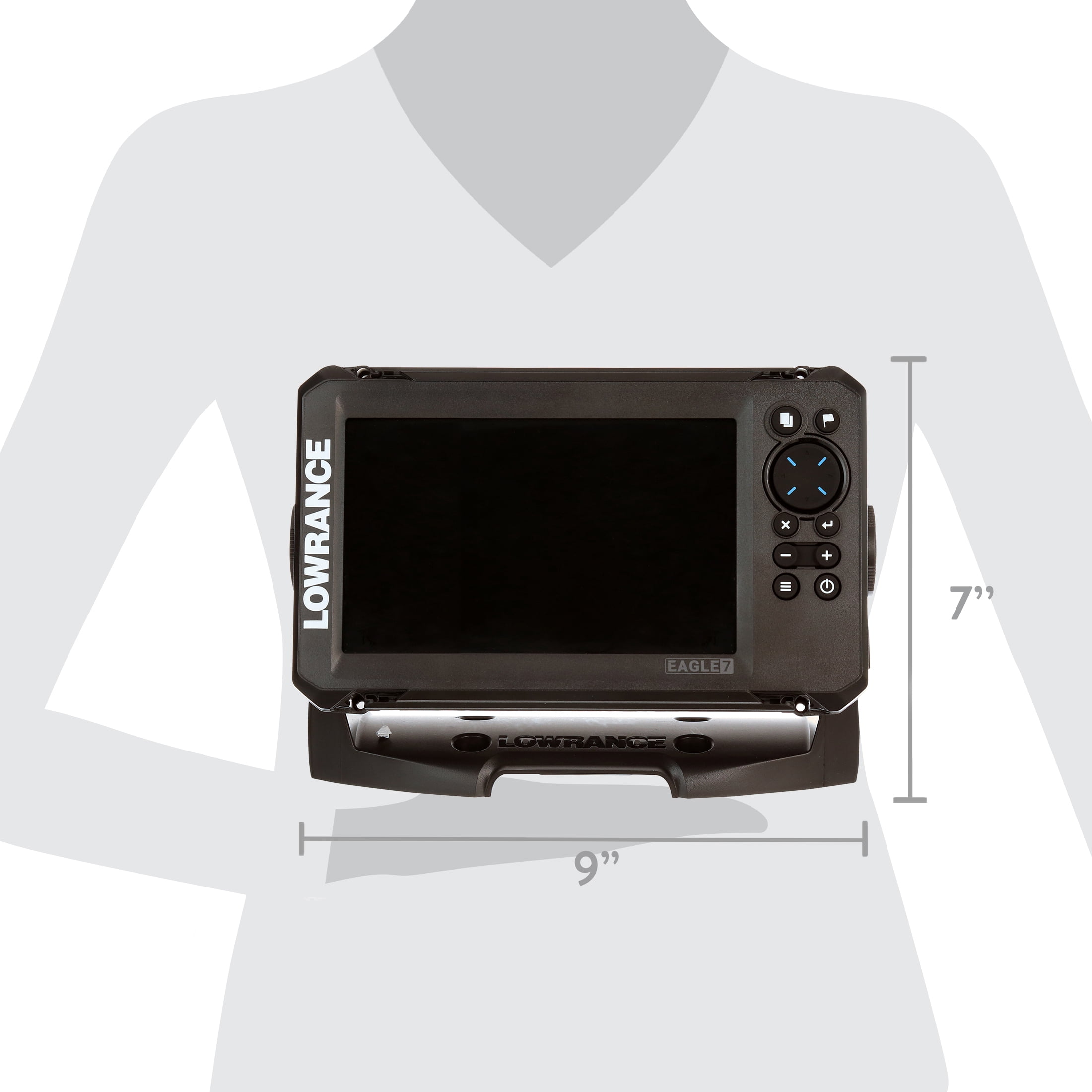 7" Lowrance EAGLE 7 SplitShot Fish Finder with IPS Screen C-Map - Image 6