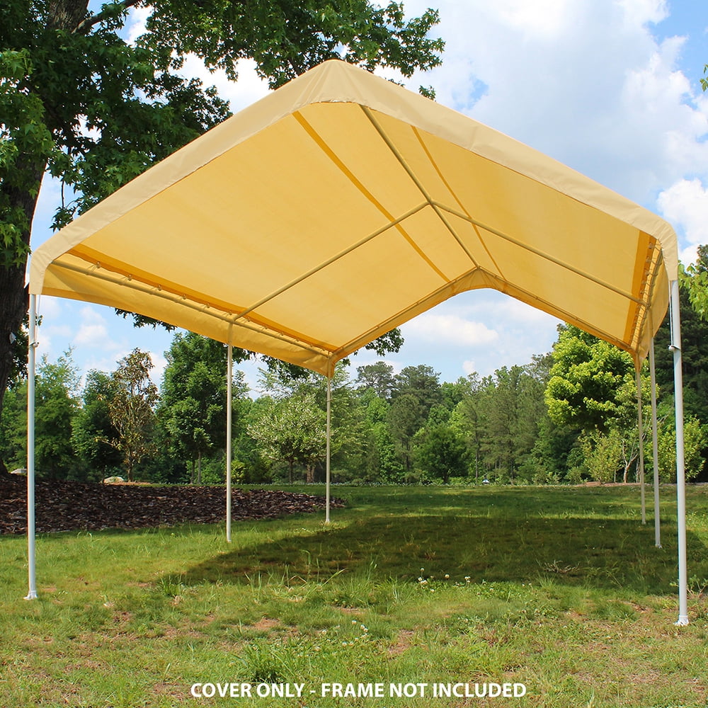 King Canopy Tan Drawstring Cover - Image 5