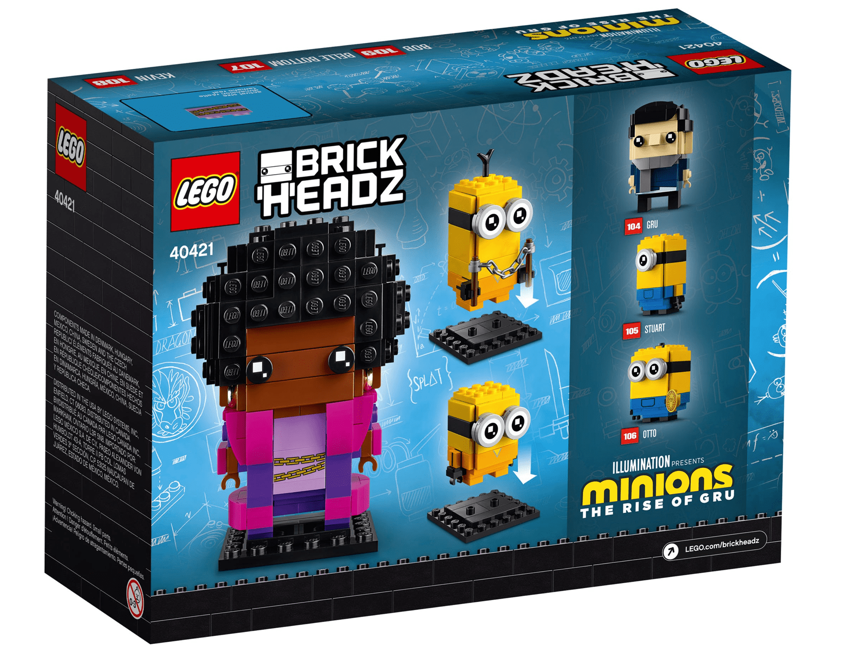 Lego 40421 BrickHeadz Minions Belle Bottom, Kevin and Bob New with Sealed Box - Image 2