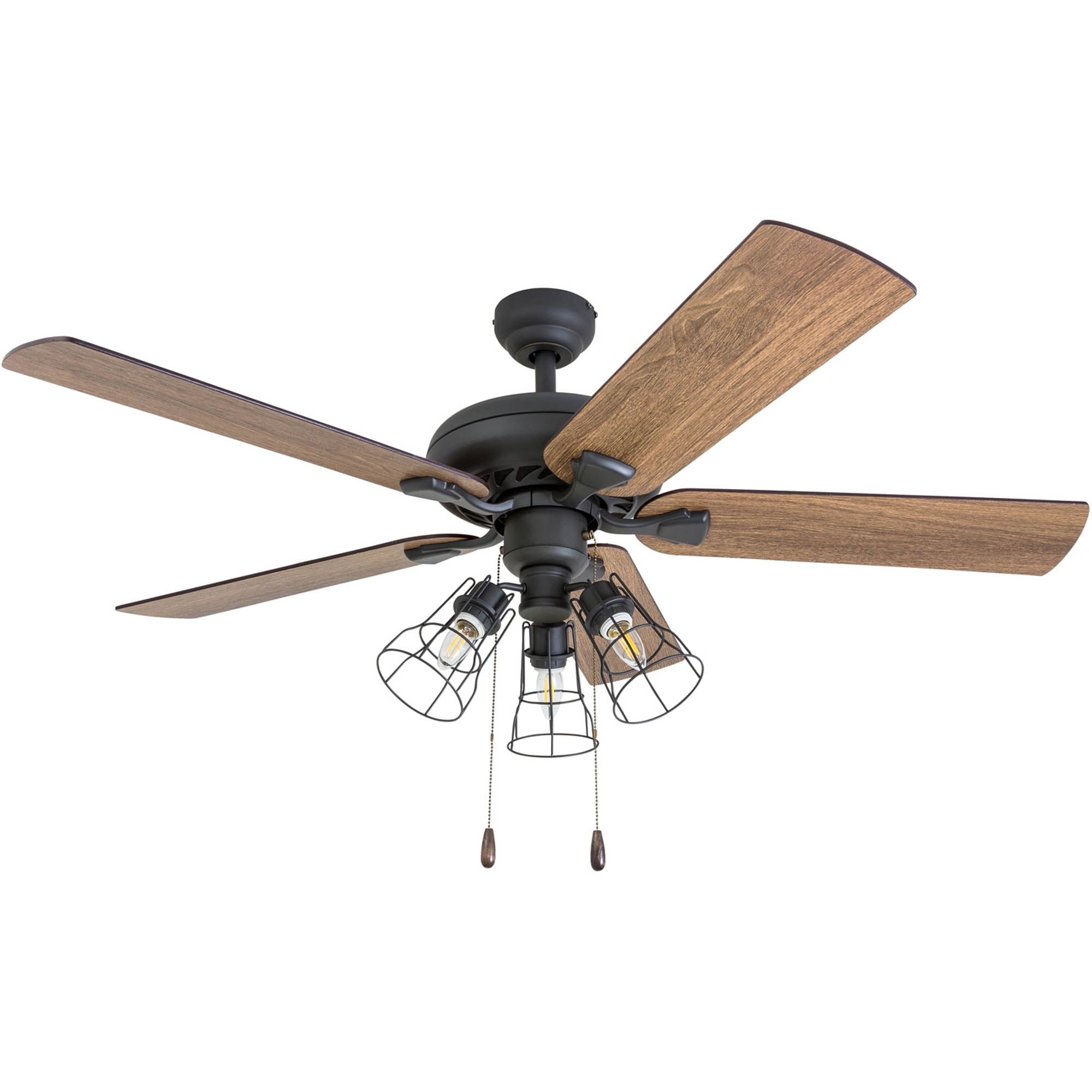 52" Prominence Home Lincoln Woods Aged Bronze Ceiling Fan - Image 2